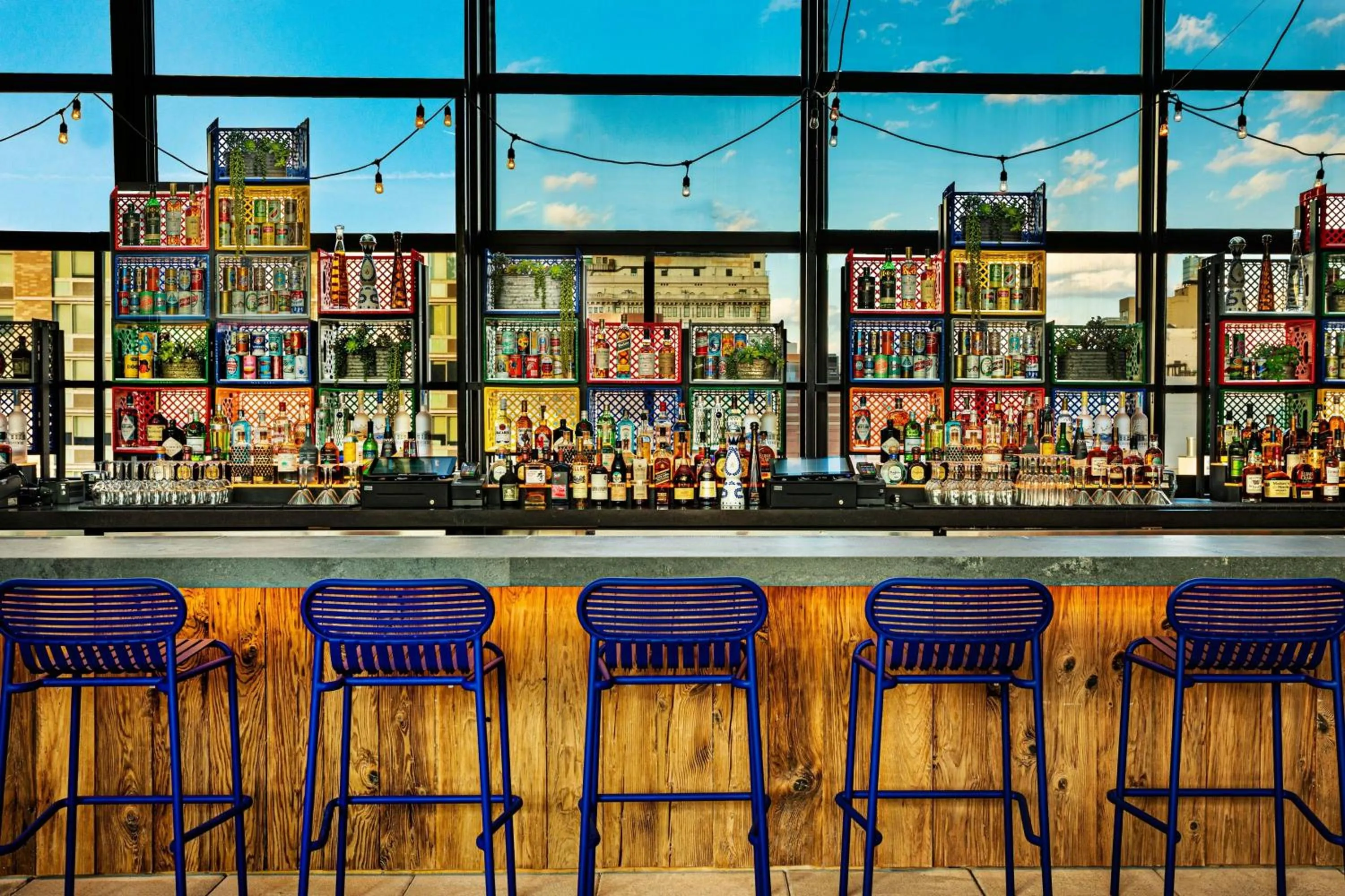 Lounge or bar in Moxy NYC East Village