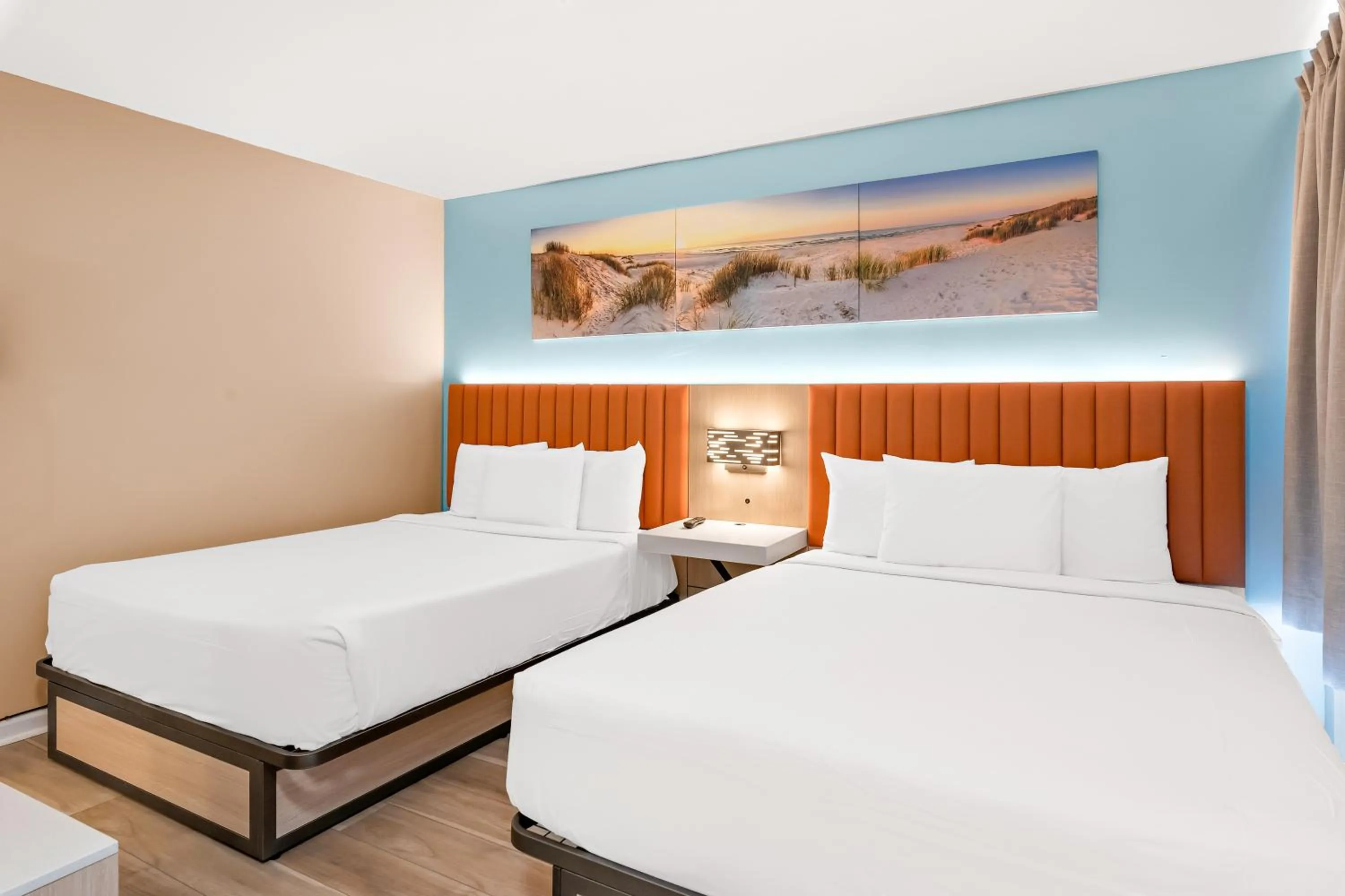 Bed in Mango Motel Wildwood Beach & Boardwalk