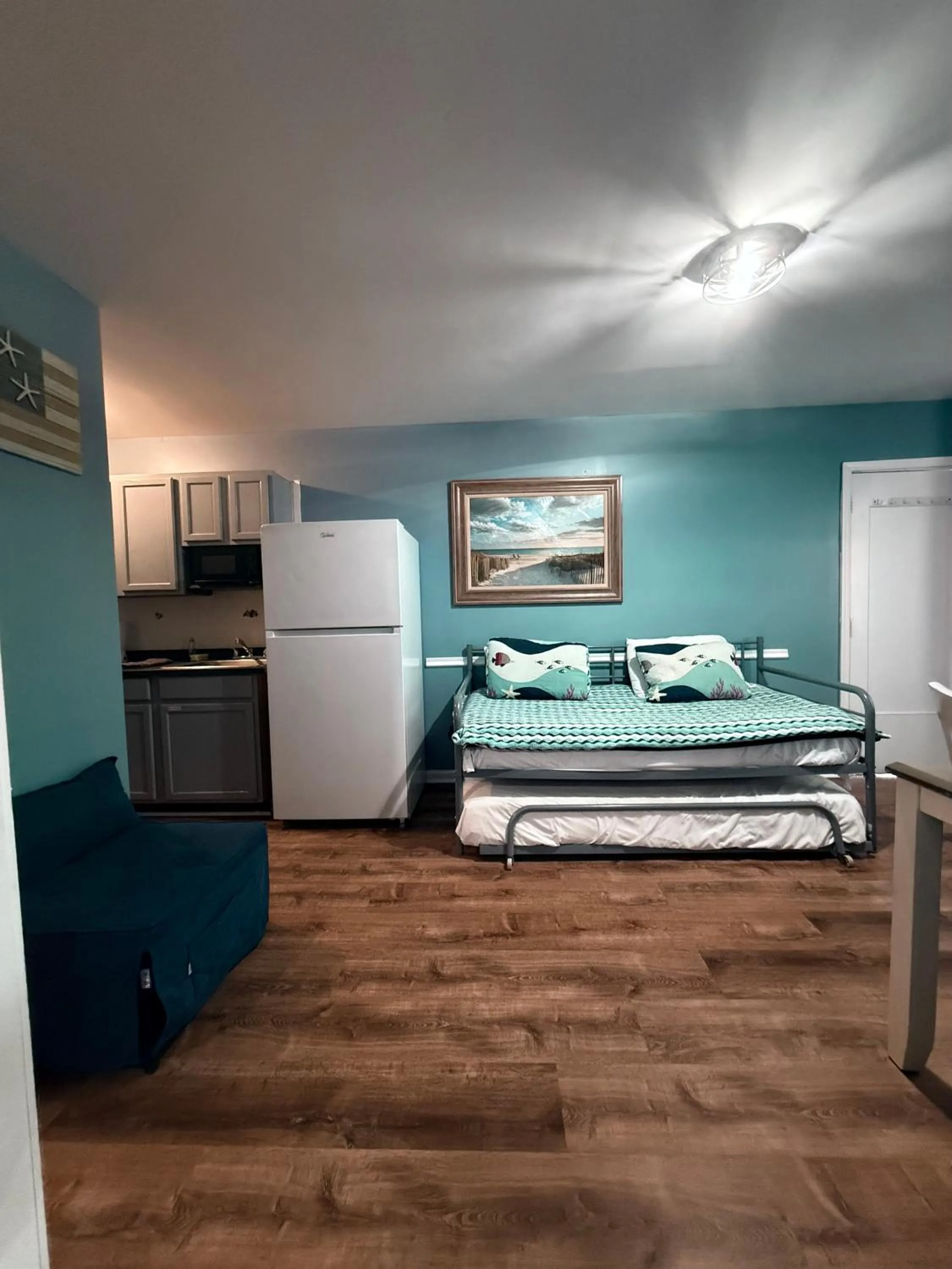 Bed in Twilight Motel