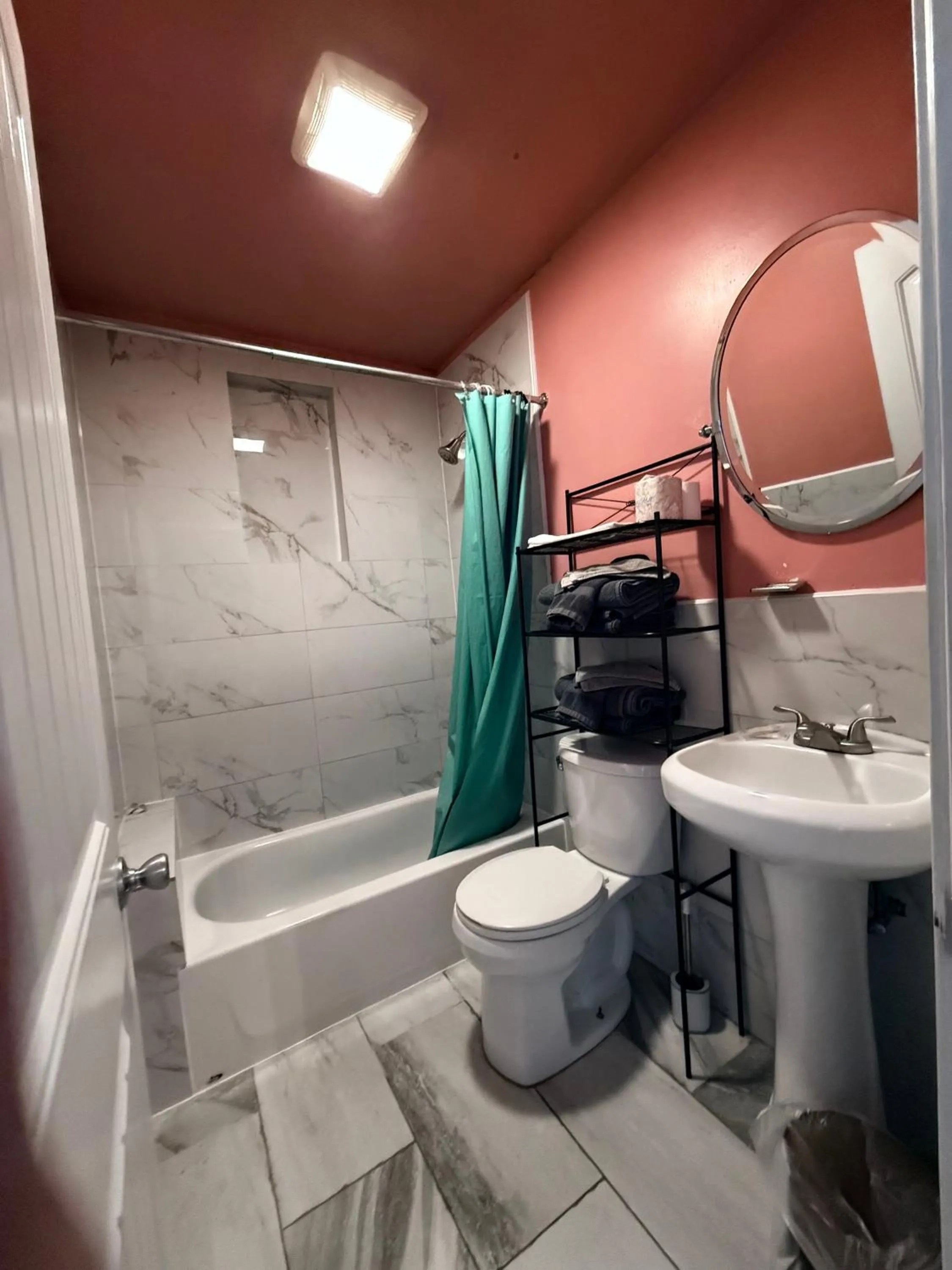 Bathroom in Twilight Motel