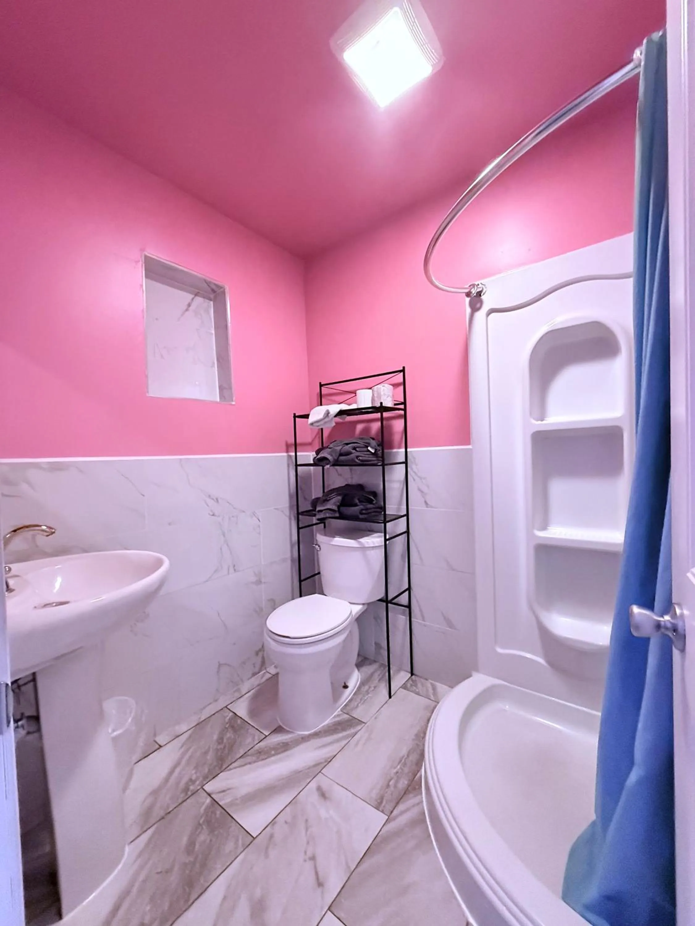 Bathroom in Twilight Motel