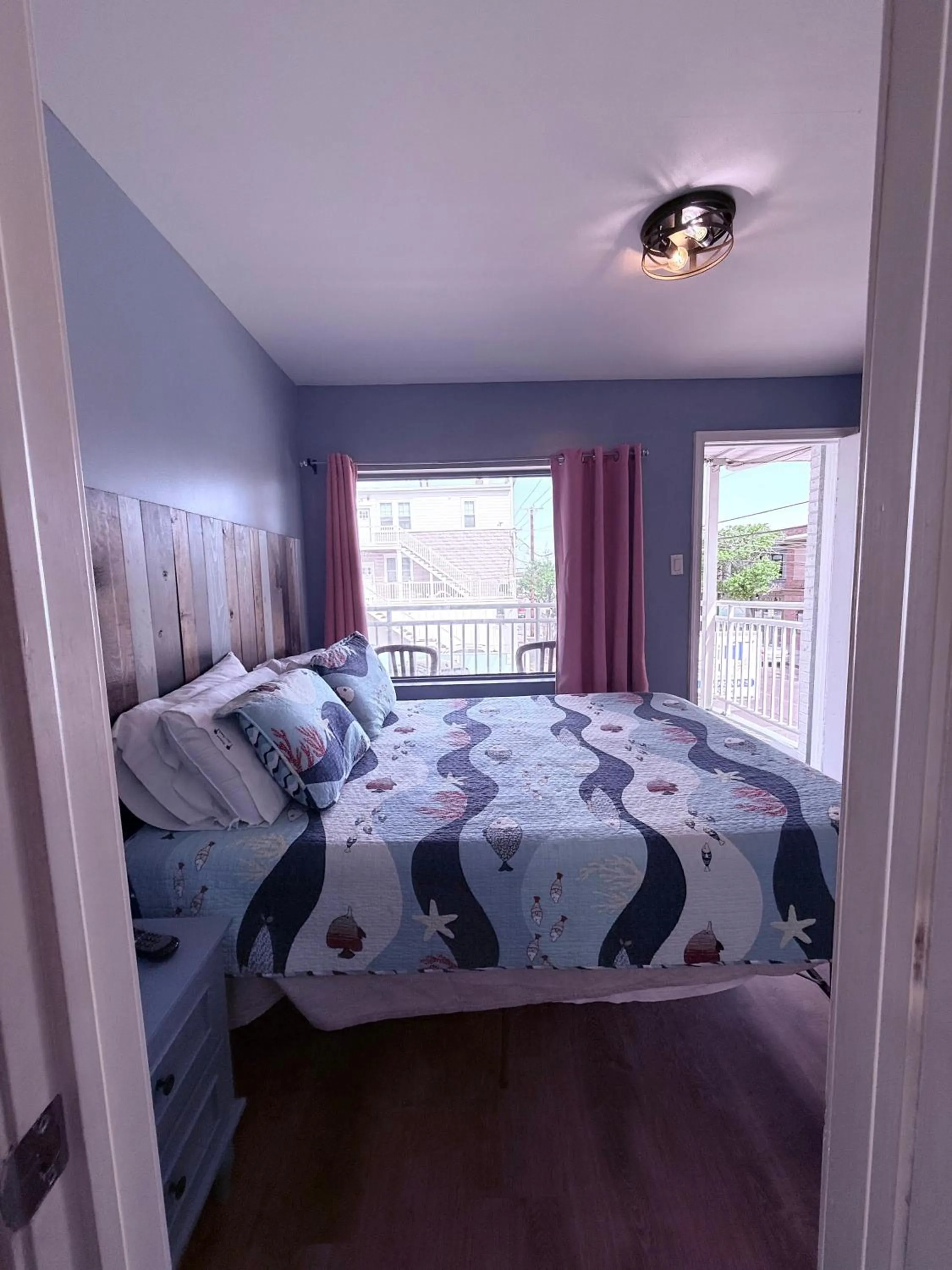 Bed in Twilight Motel