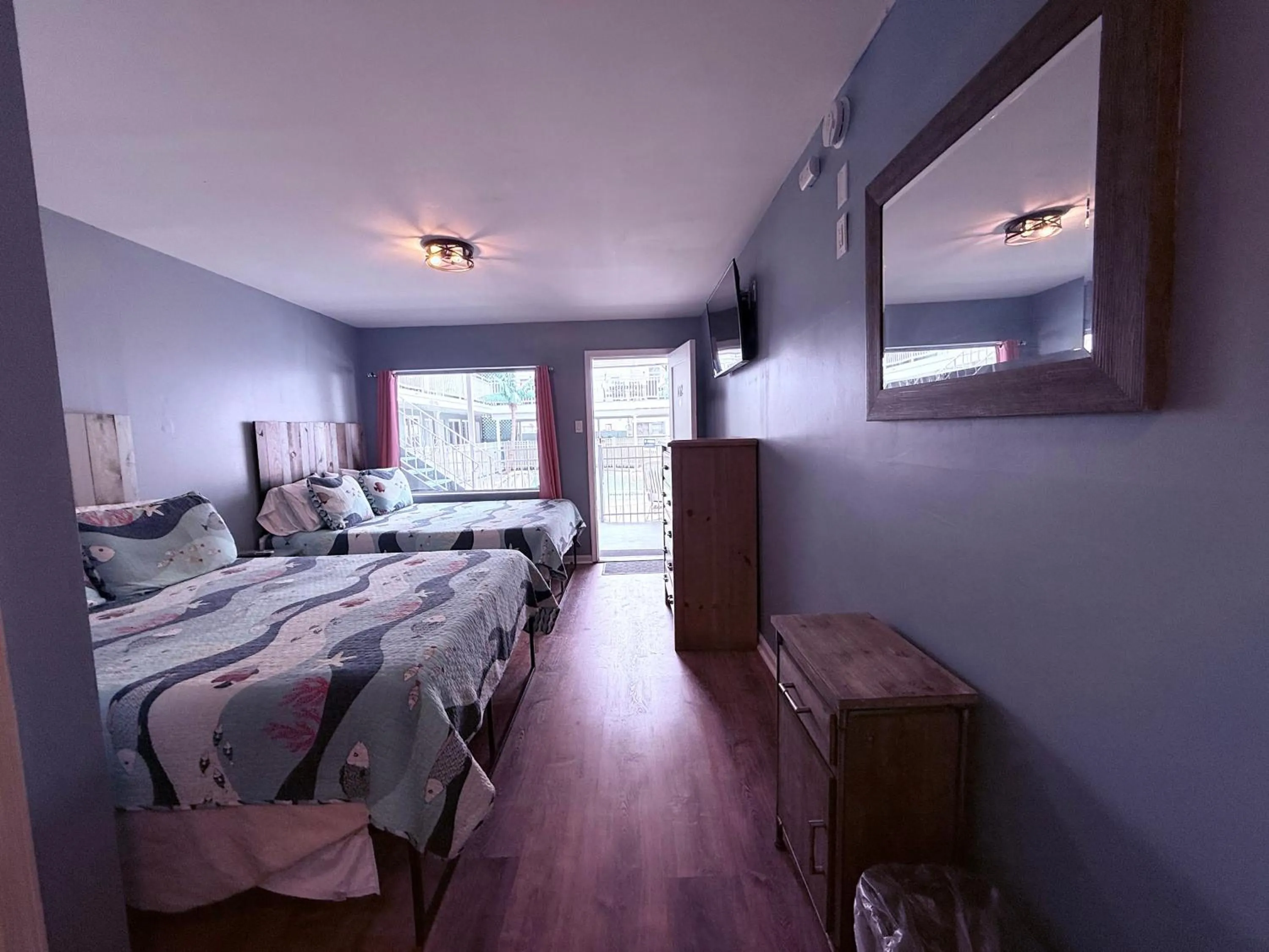 Bed in Twilight Motel