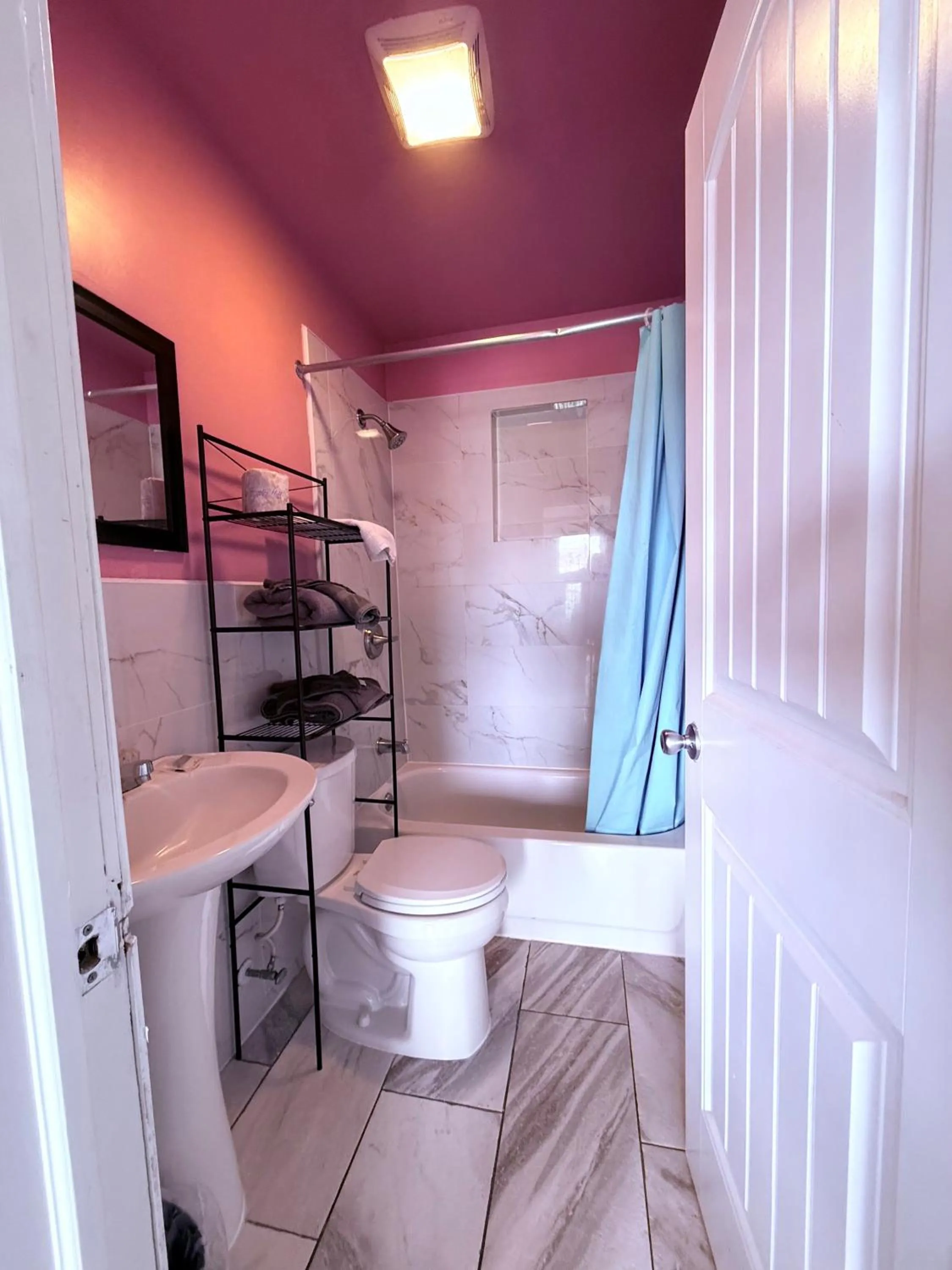 Bathroom in Twilight Motel