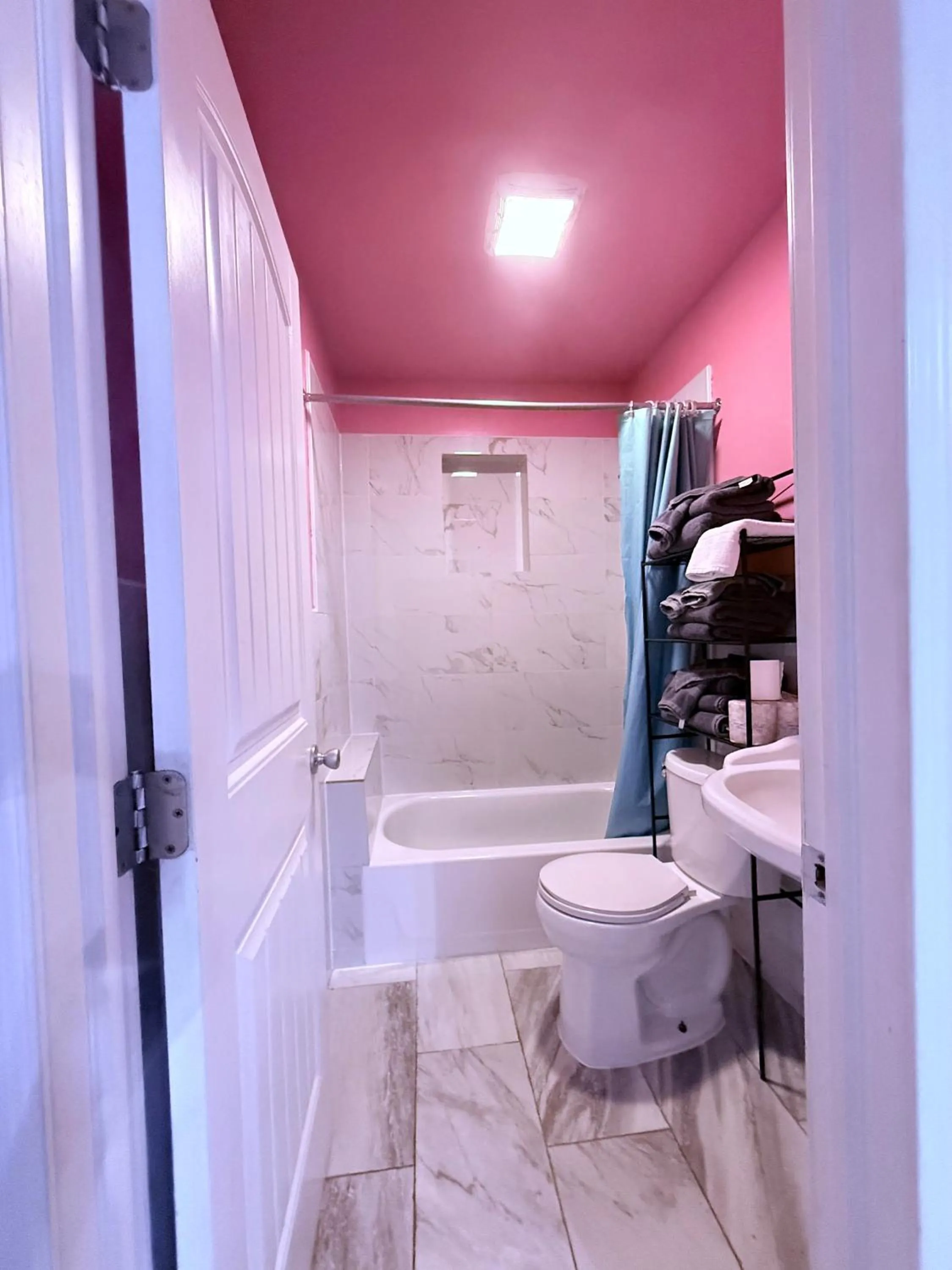 Bathroom in Twilight Motel