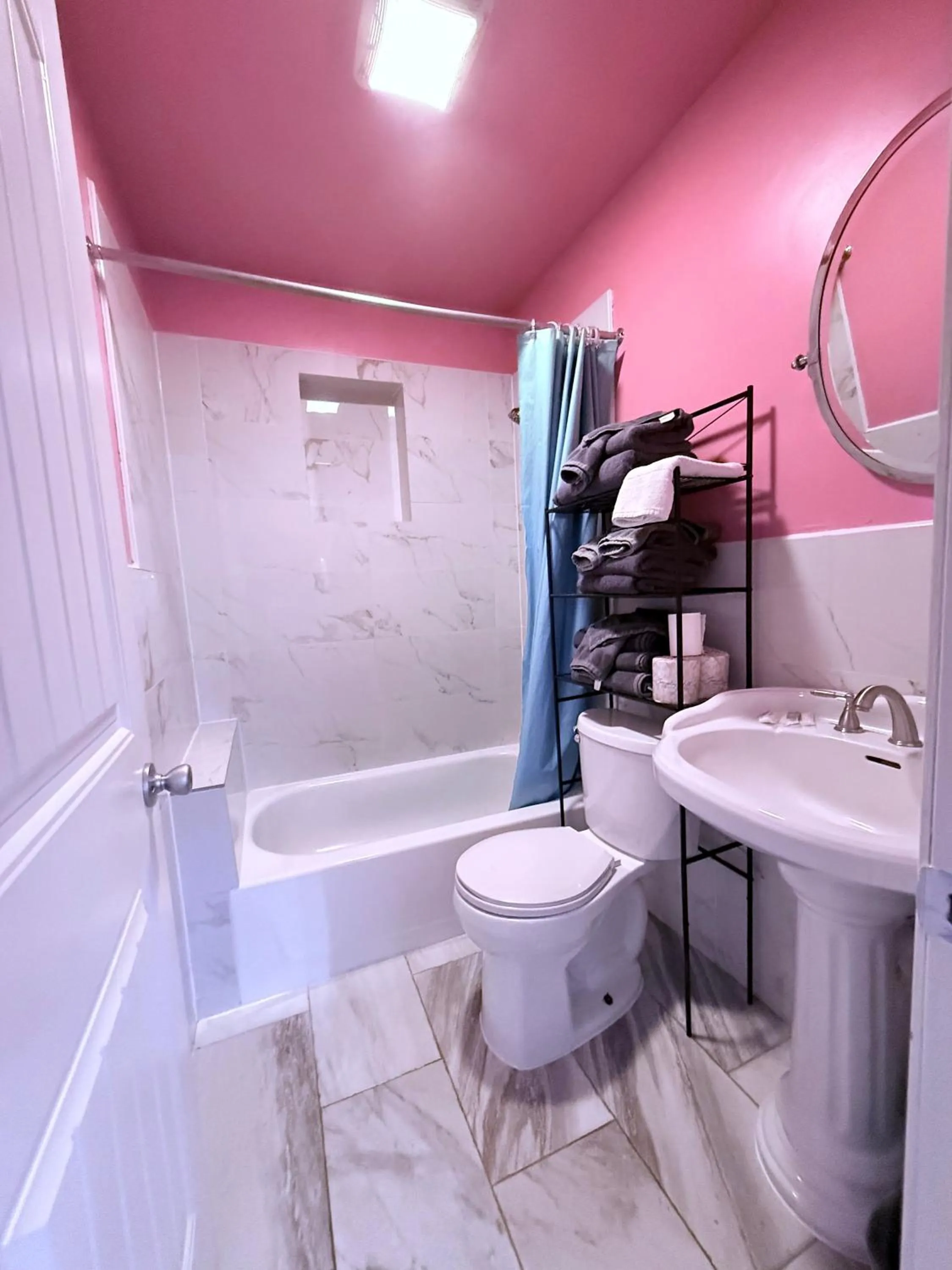 Bathroom in Twilight Motel