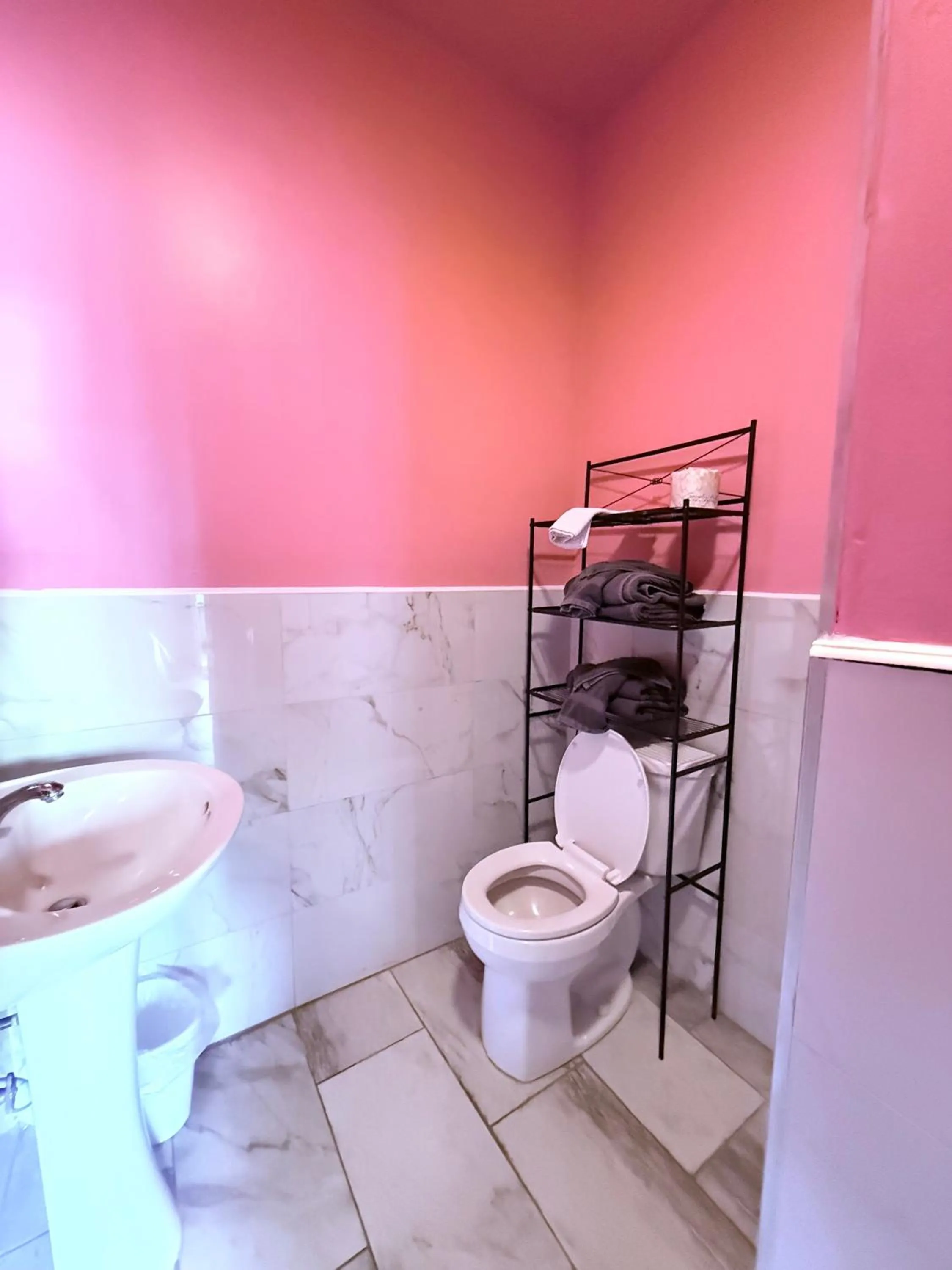 Bathroom in Twilight Motel