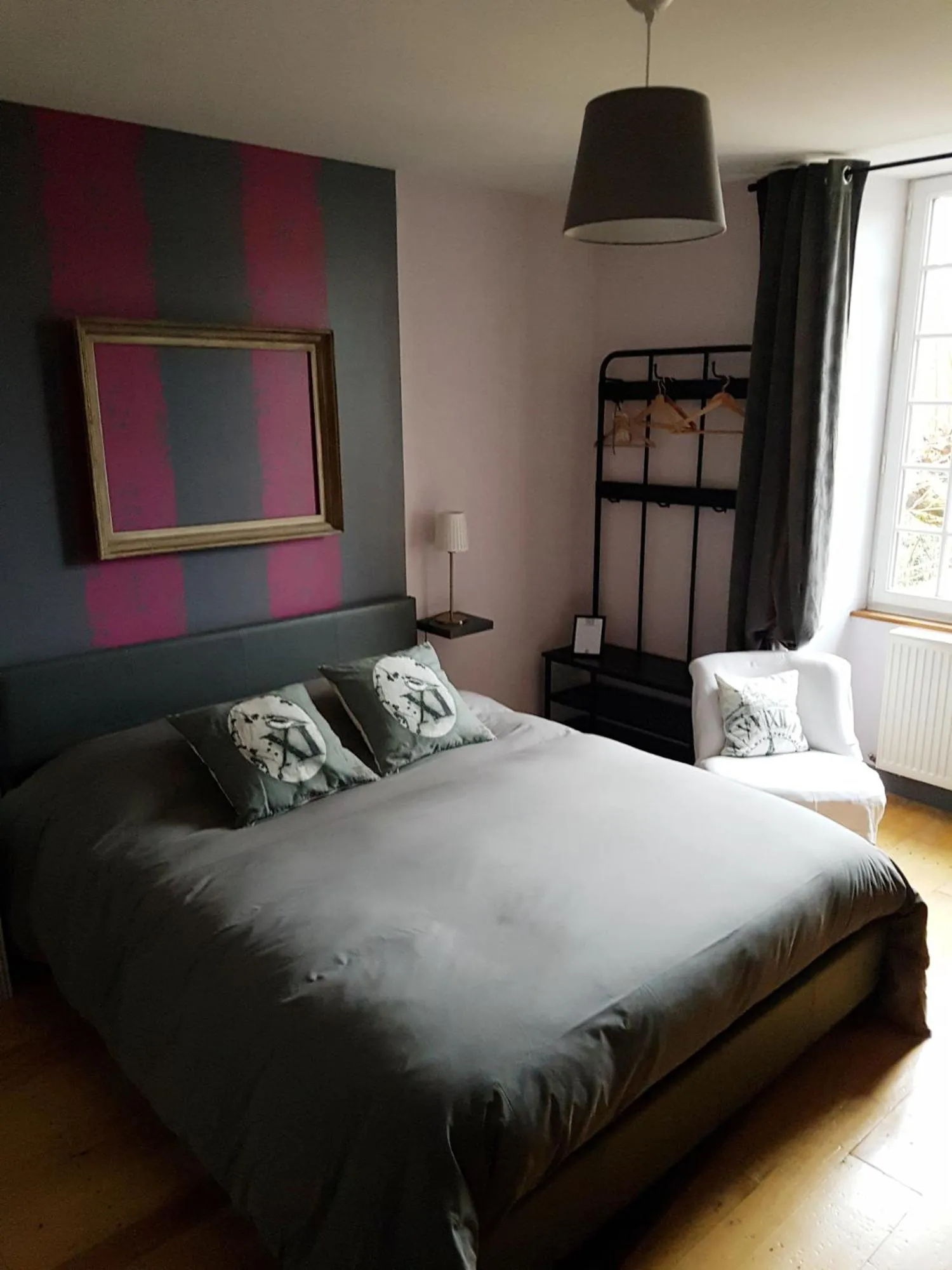 Bedroom, Bed in chambres d'hôtes du Tilleul