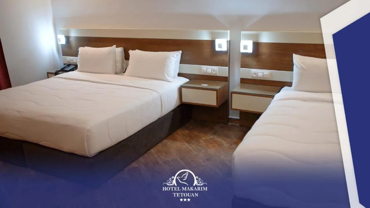 Bed in HOTEL MAKARIM TETOUAN