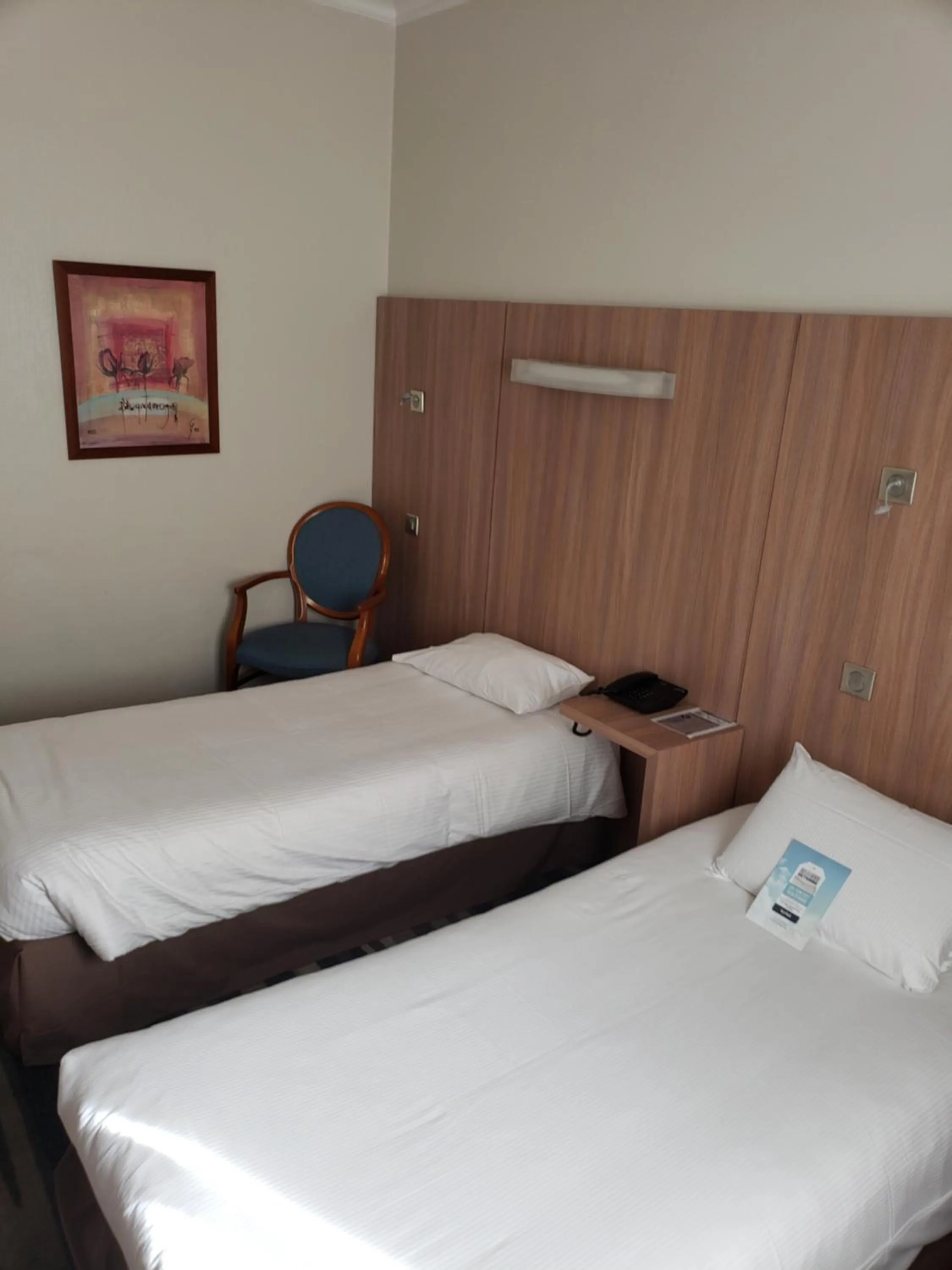 Shower, Bed in Kyriad Hotel Tours Centre