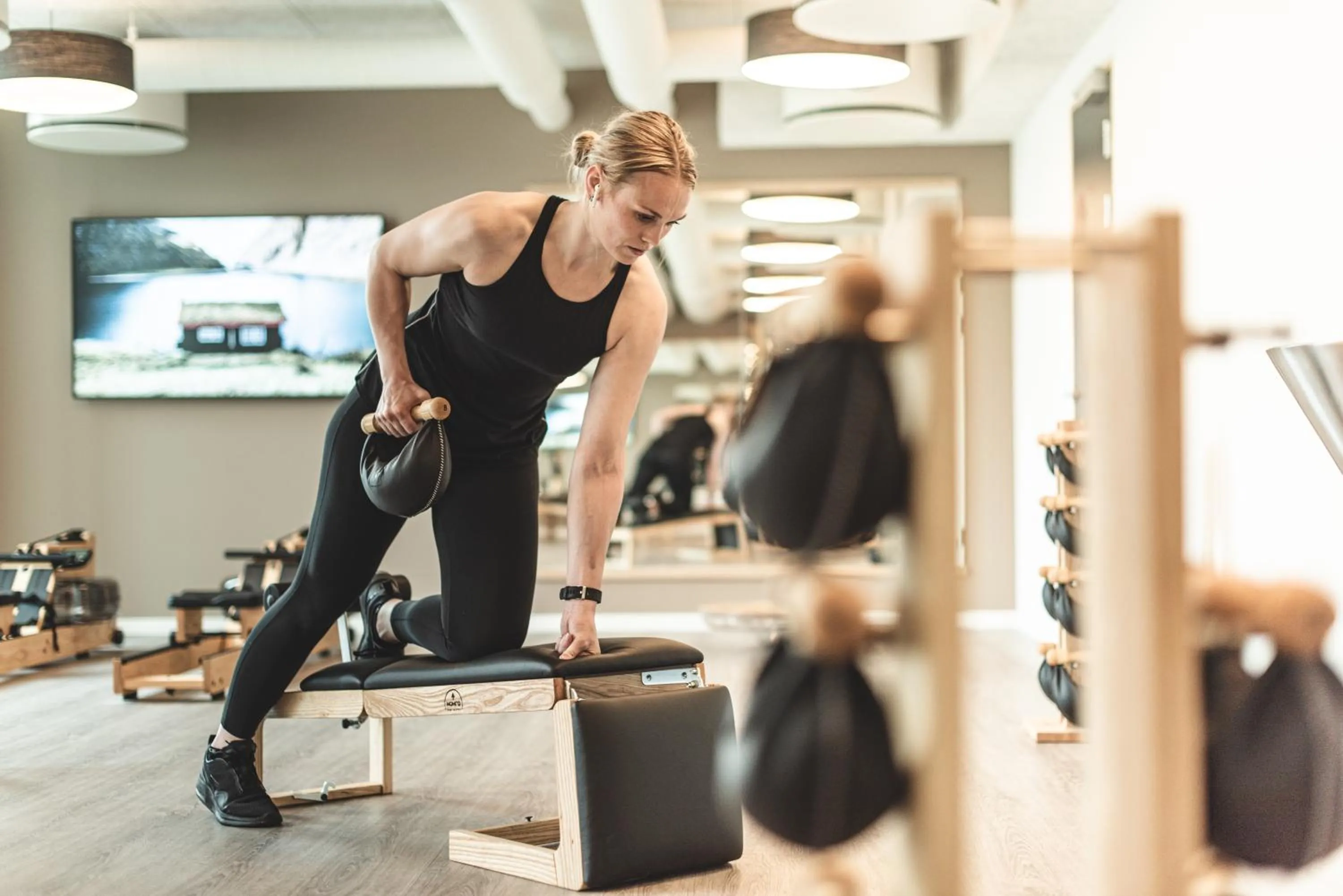 Fitness centre/facilities in Hotel Brandan