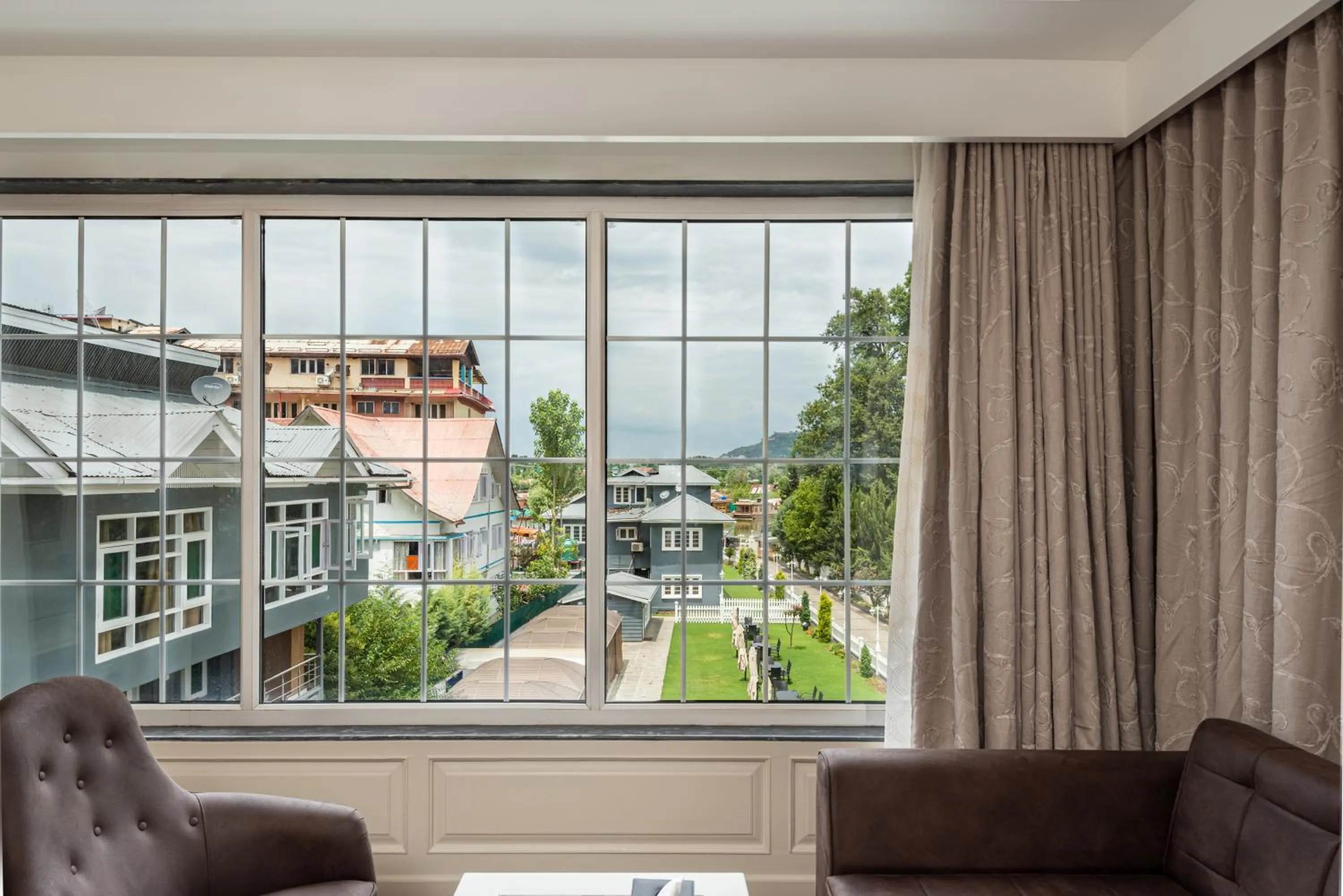 View (from property/room) in Hotel Grand Boulevard Dal Lake View Srinagar