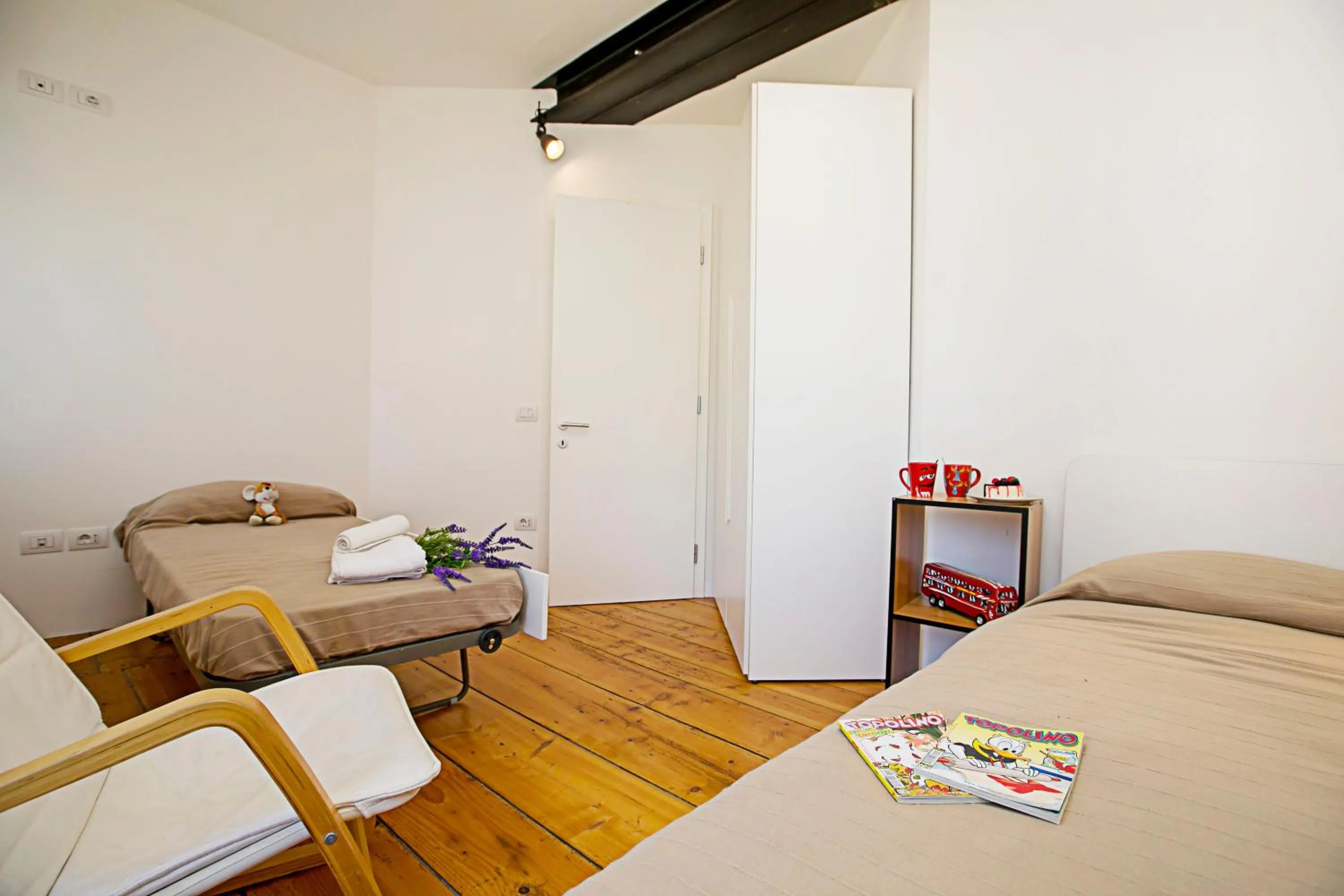 Bedroom, Bed in Casa Alla Grotta - Happy Rentals