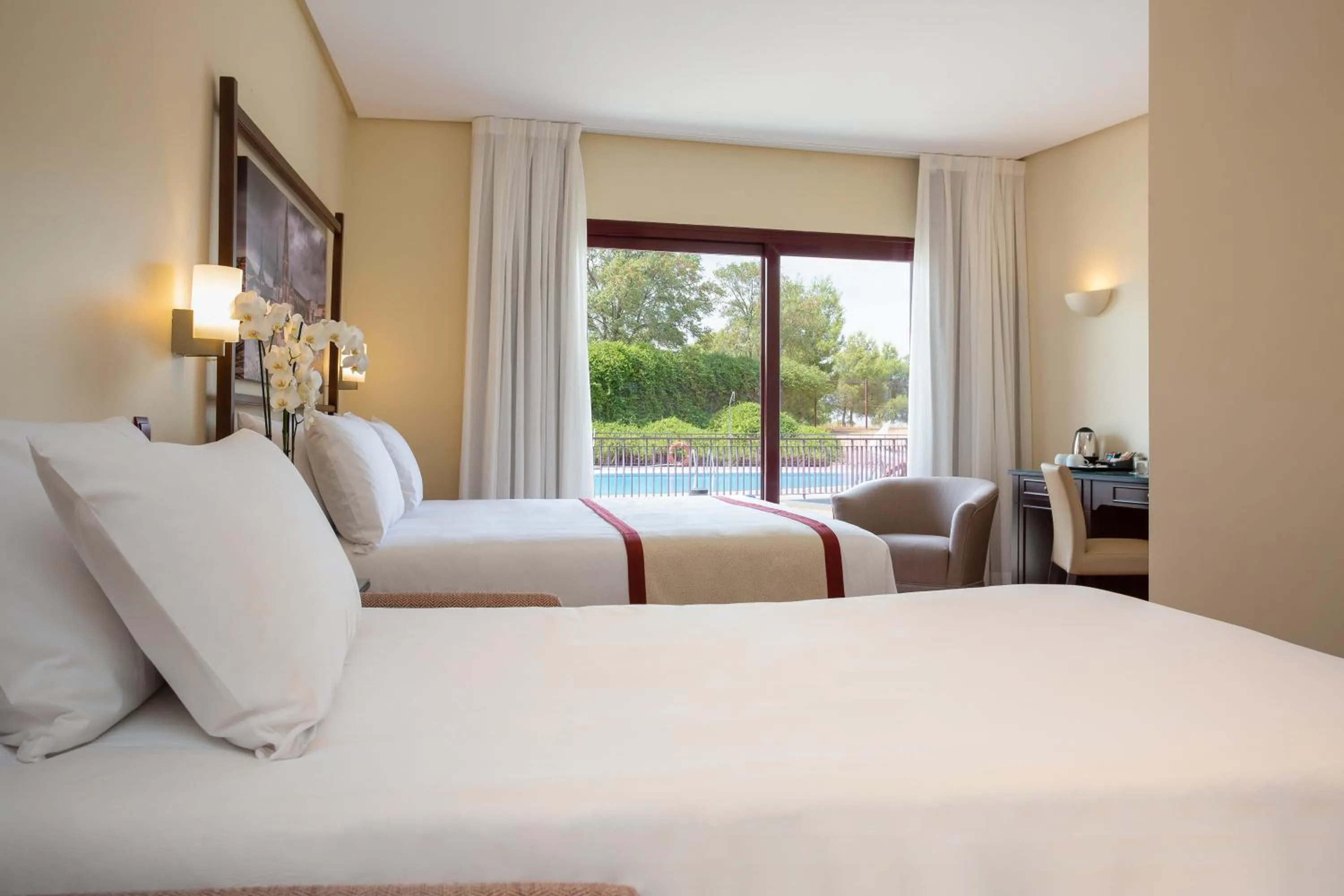 Bedroom, Bed in Exe Layos Golf