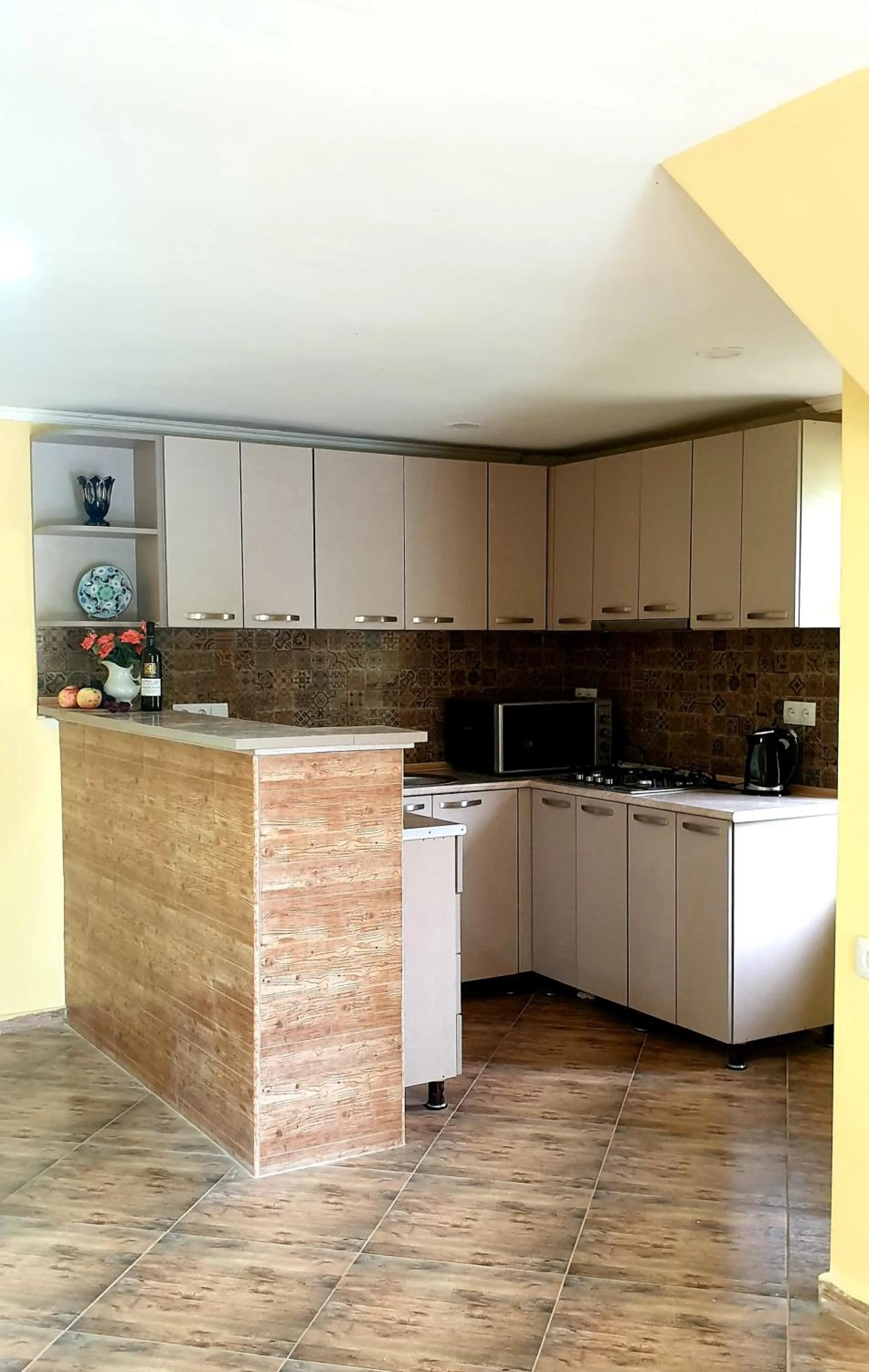 Kitchen or kitchenette in Four Seasons in Kutaisi