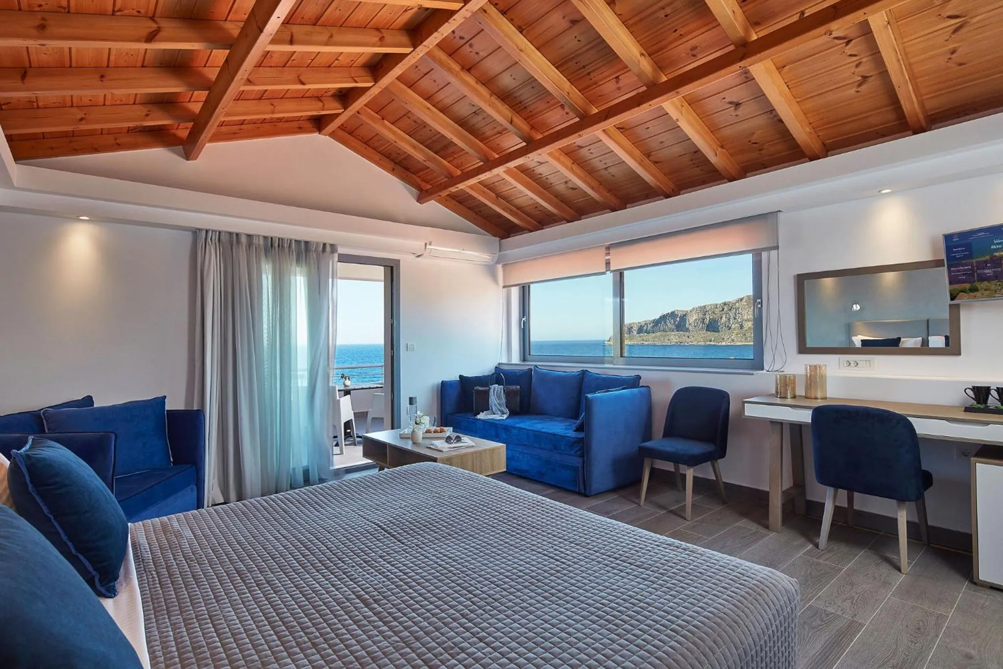 Photo of the whole room, Bed in ALKINOI RESORT AND SPA