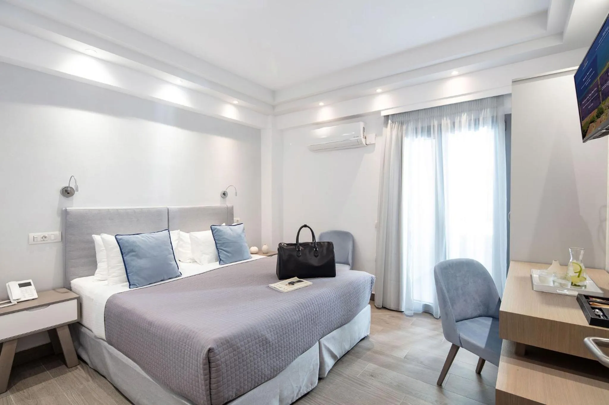 Bedroom, Bed in ALKINOI RESORT AND SPA