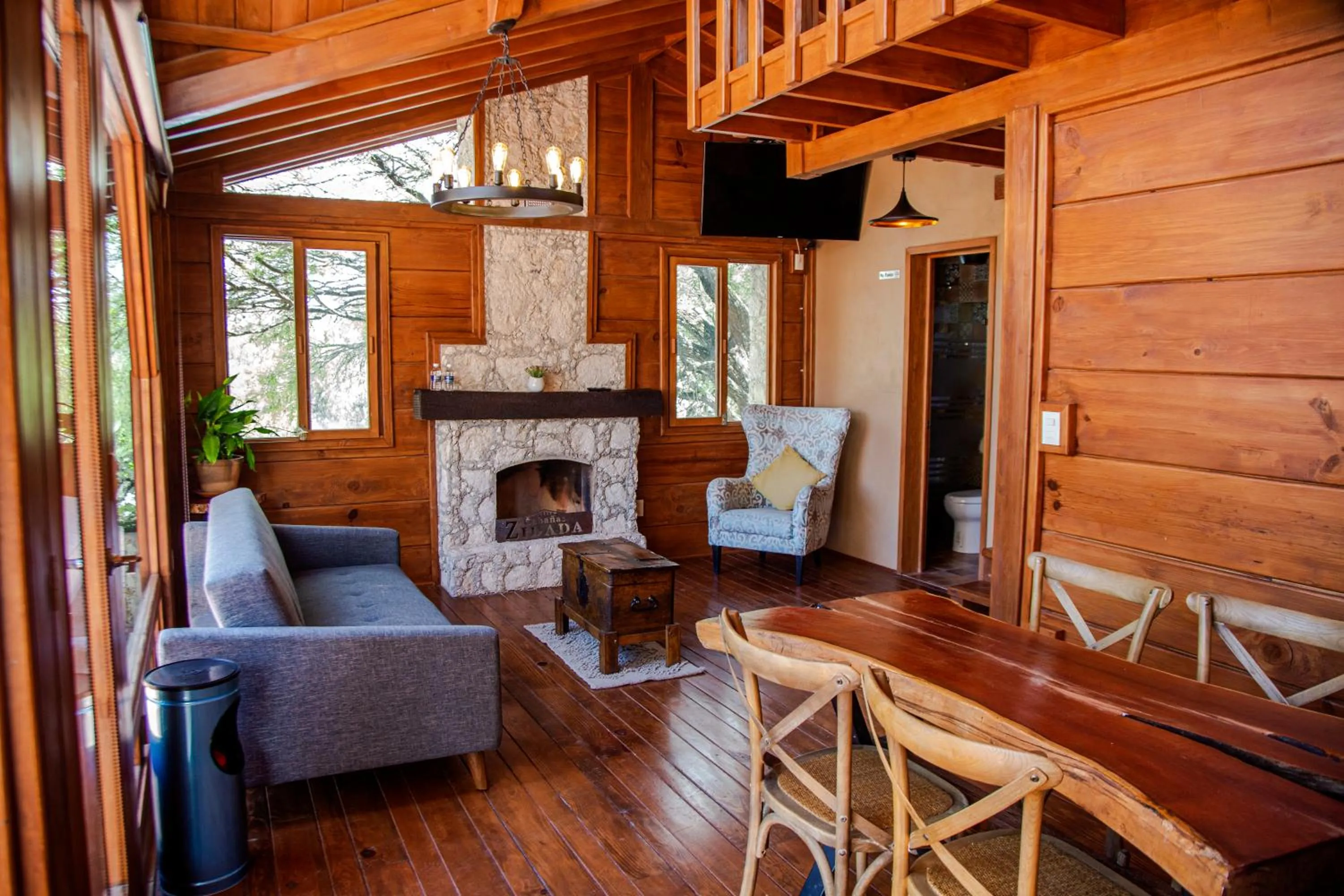 Seating area in Zidada Hotel and Chalets