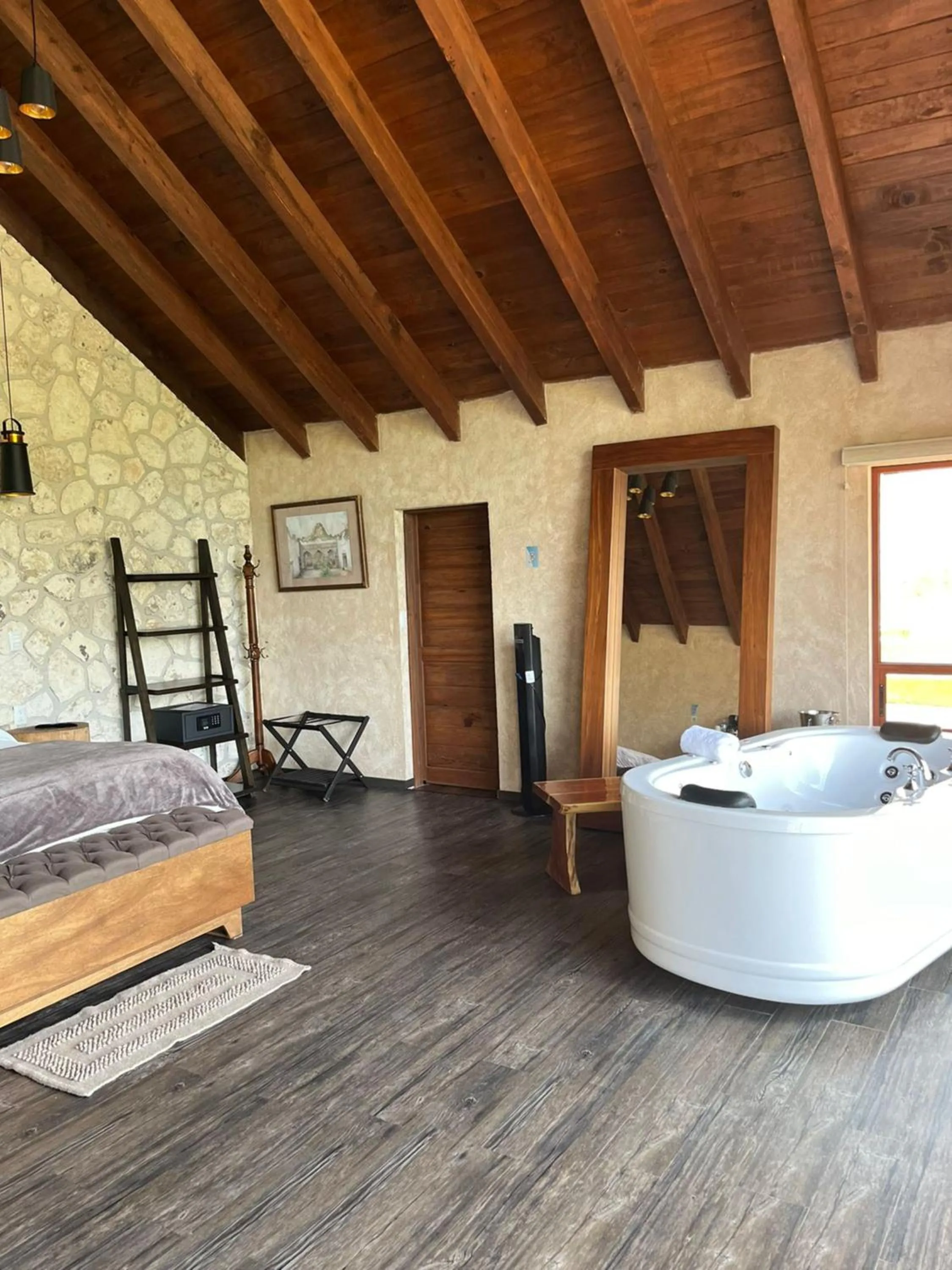 Bed in Zidada Hotel and Chalets