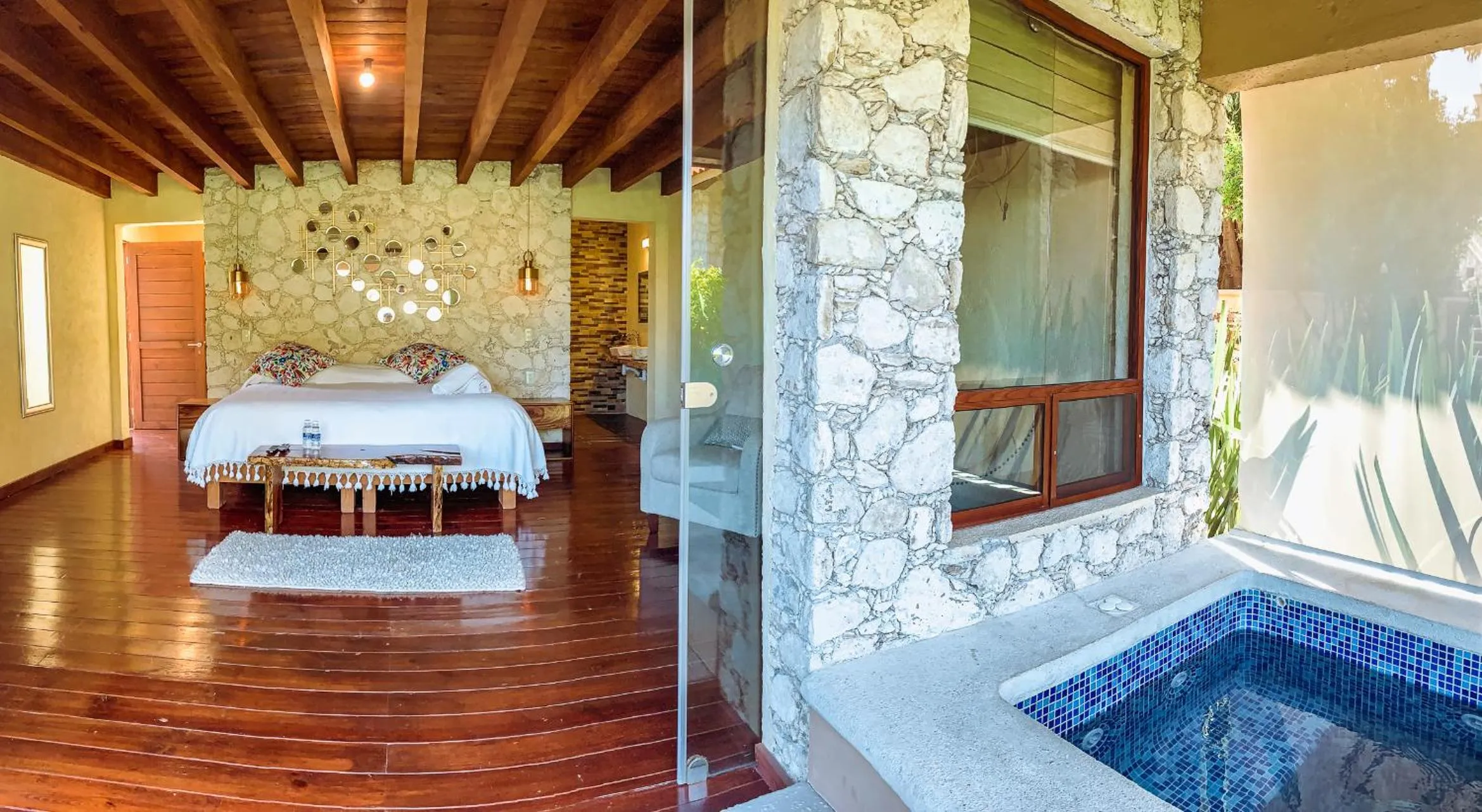 Bed in Zidada Hotel and Chalets