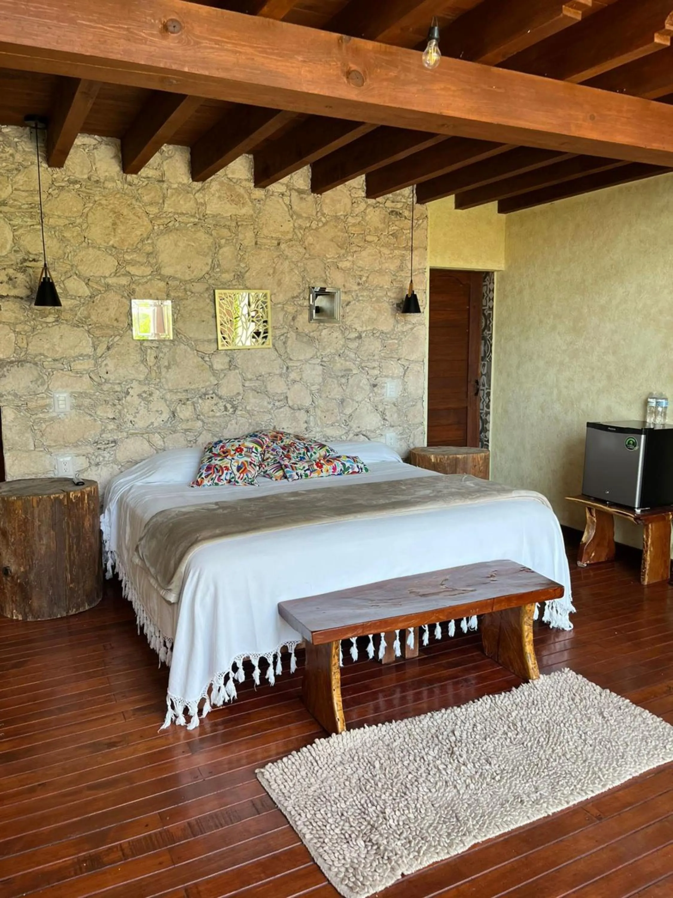 Bed in Zidada Hotel and Chalets