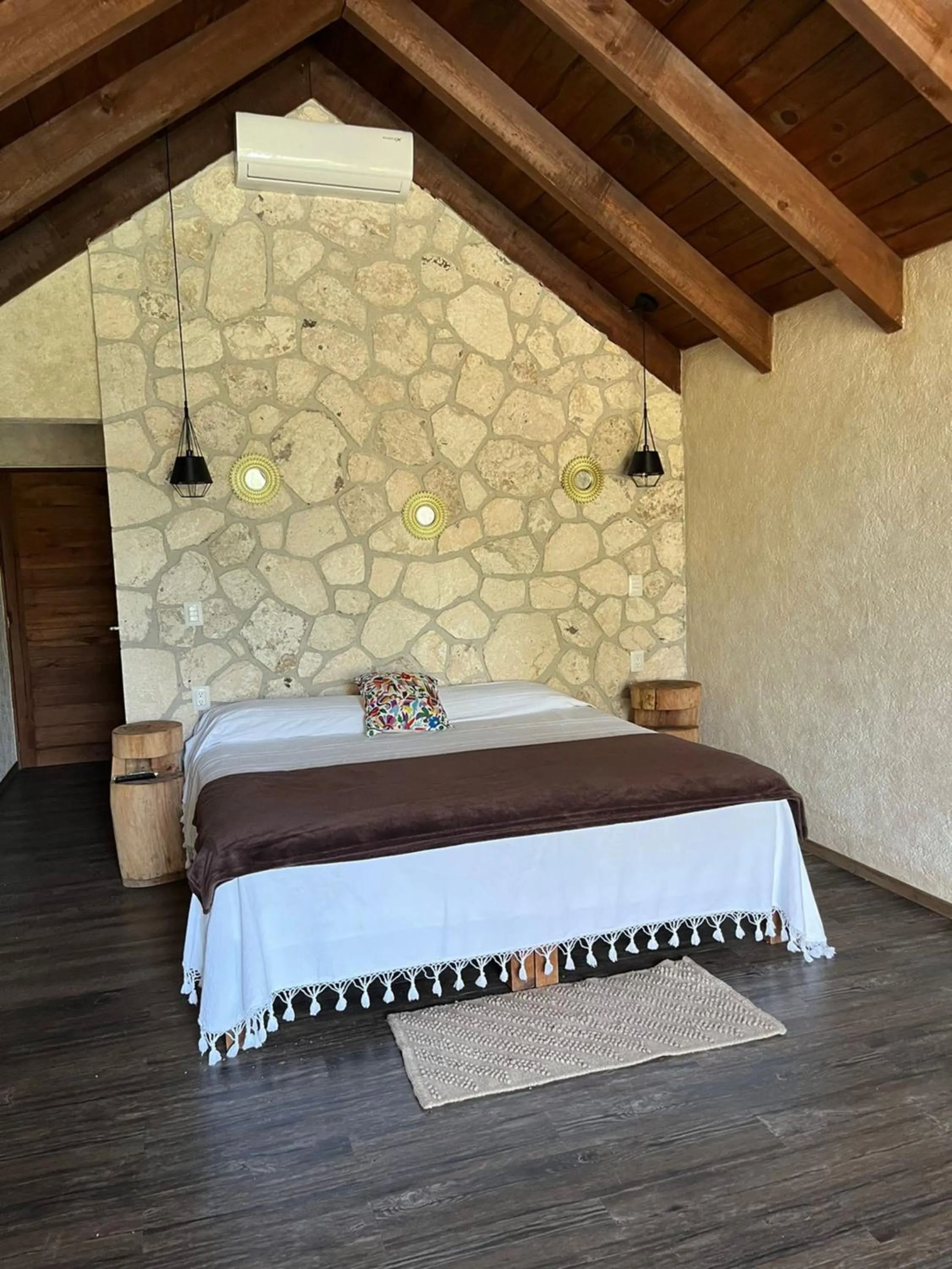 Bed in Zidada Hotel and Chalets