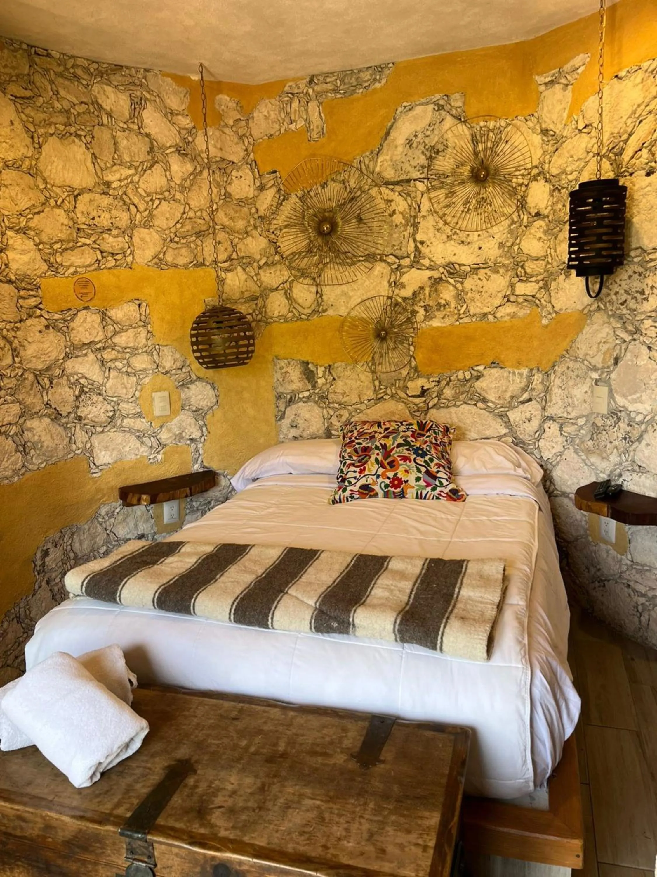 Bed in Zidada Hotel and Chalets