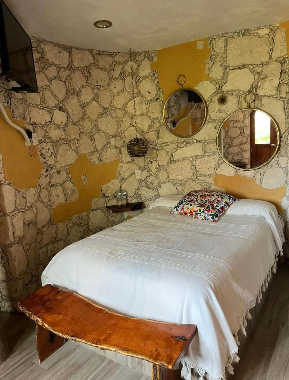 Bed in Zidada Hotel and Chalets