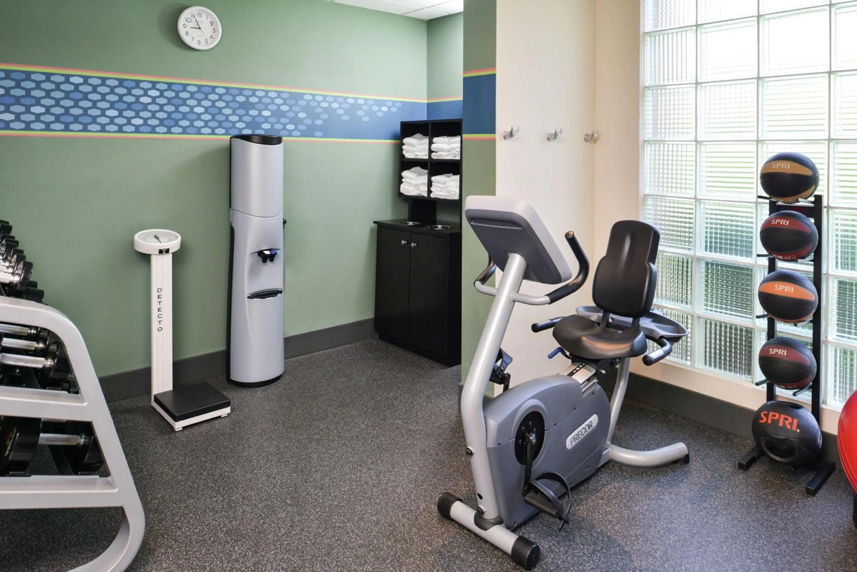 Fitness centre/facilities in Hampton Inn Staunton