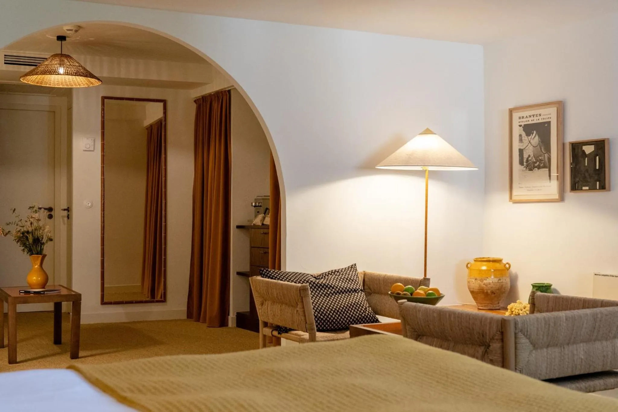 Photo of the whole room, Bed in Le Moulin, Lourmarin, a Beaumier Hotel