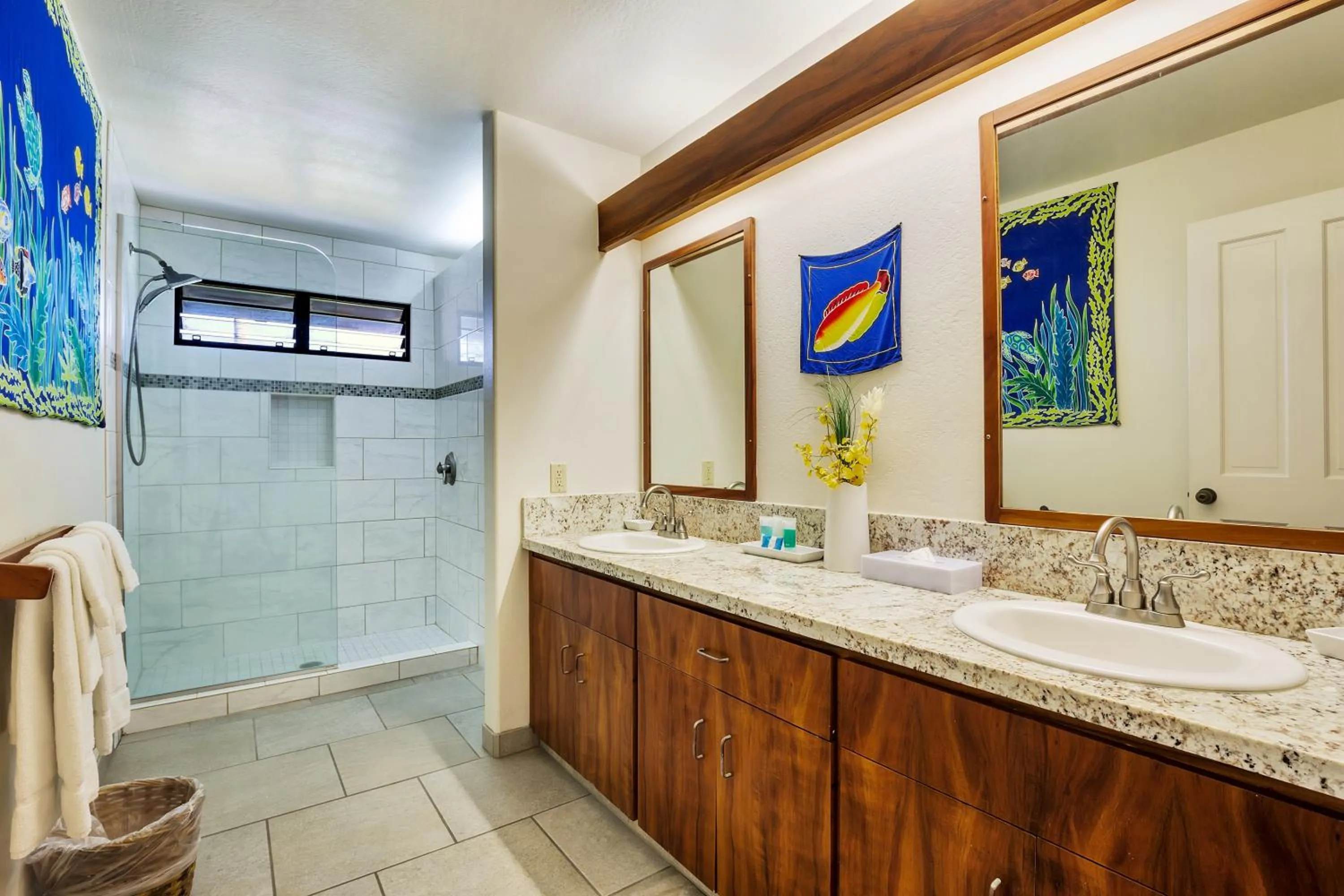 Bathroom in Castle Kanaloa at Kona