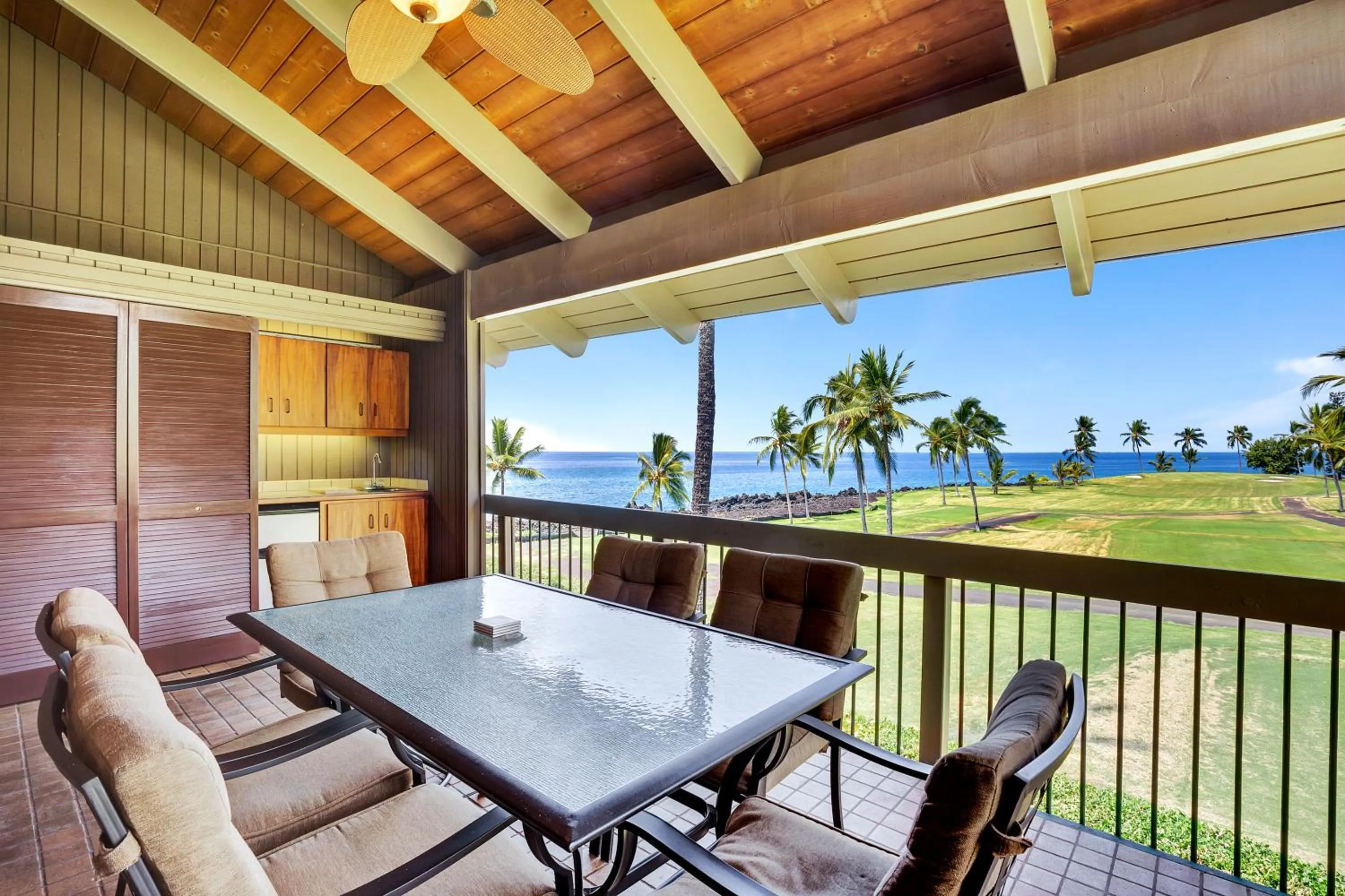 Balcony/Terrace in Castle Kanaloa at Kona