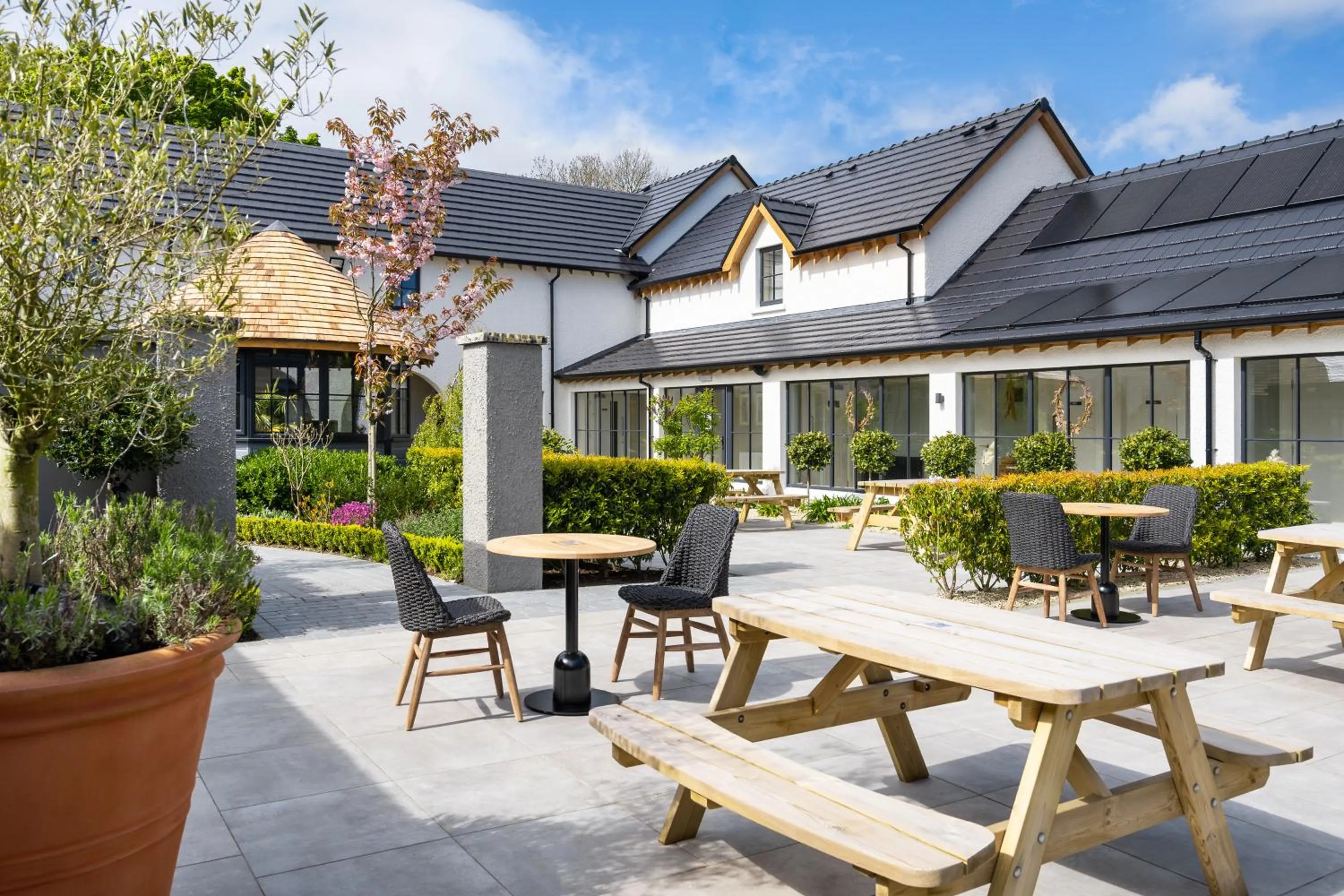 Inner courtyard view in The Salthouse Hotel
