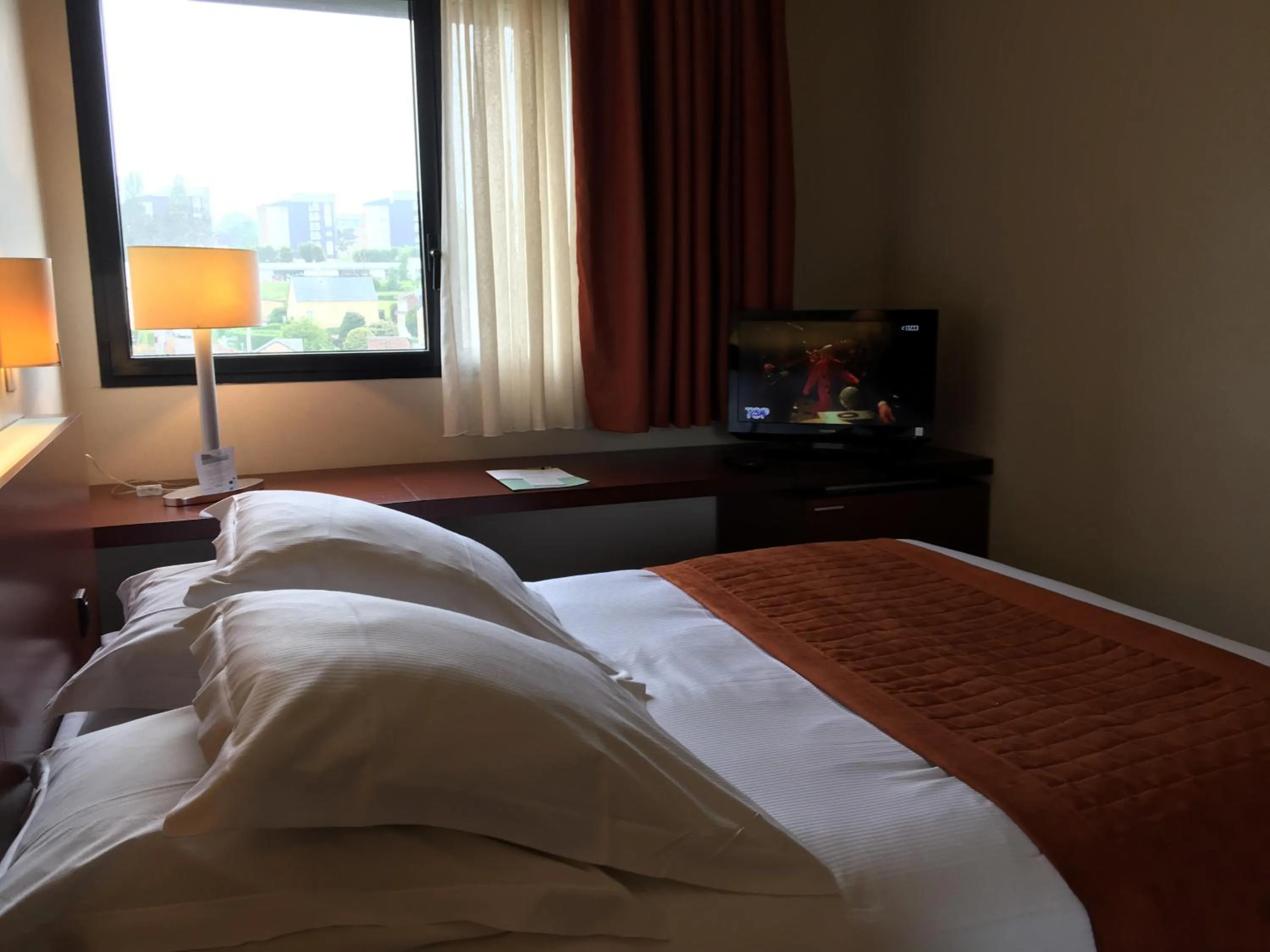 Garden view, Bed in Hotel du Casino