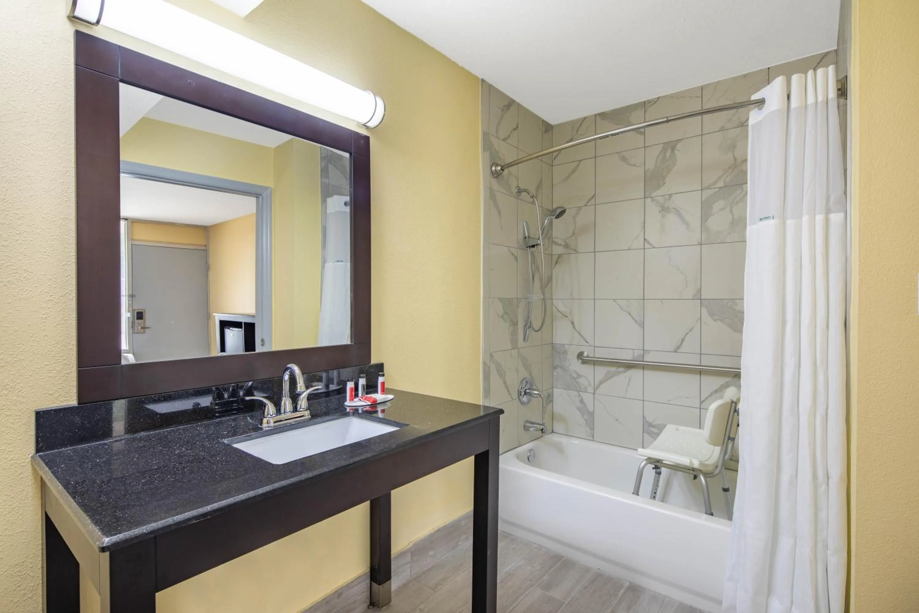 Bathroom in Days Inn by Wyndham Muscle Shoals