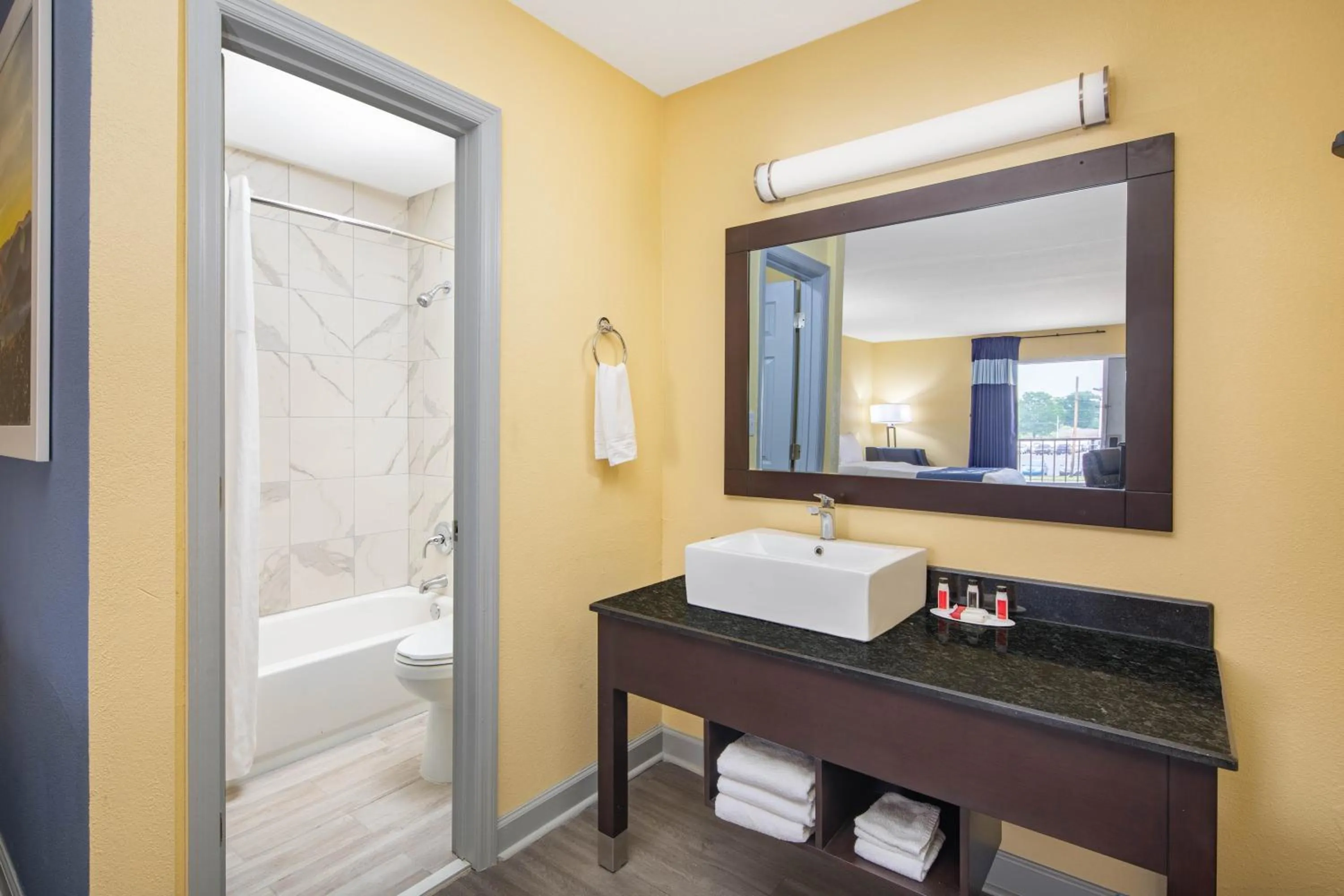 Shower in Days Inn by Wyndham Muscle Shoals