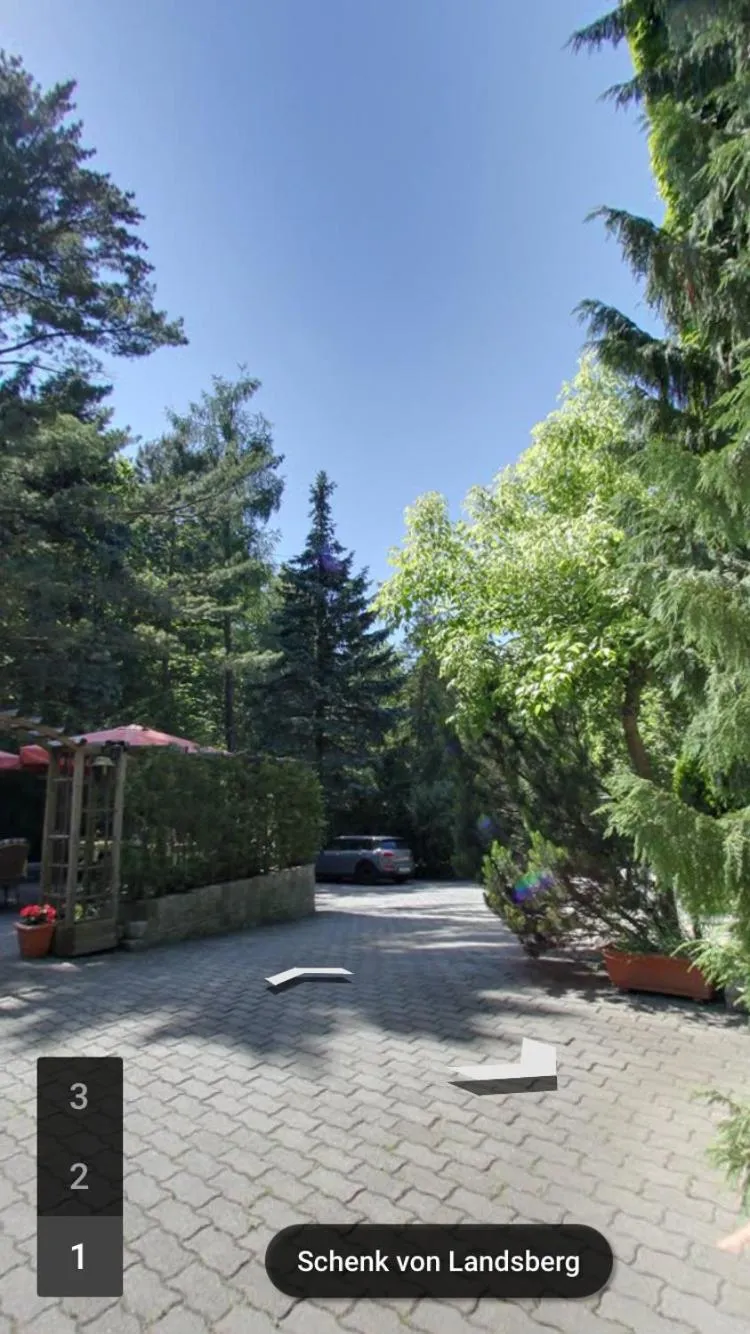 Patio in Hotel & Restaurant Schenk von Landsberg