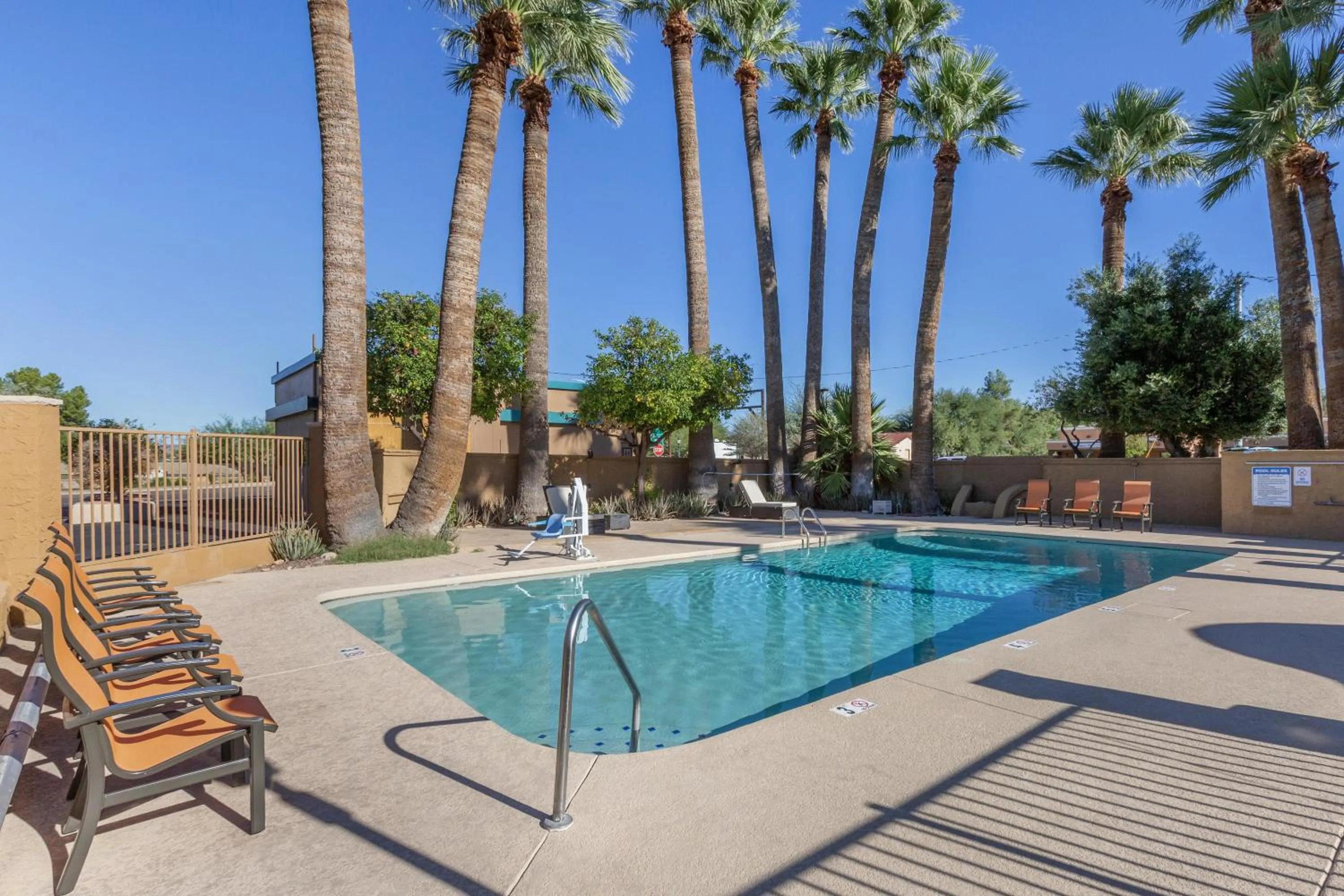 Pool view in Best Western Rancho Grande
