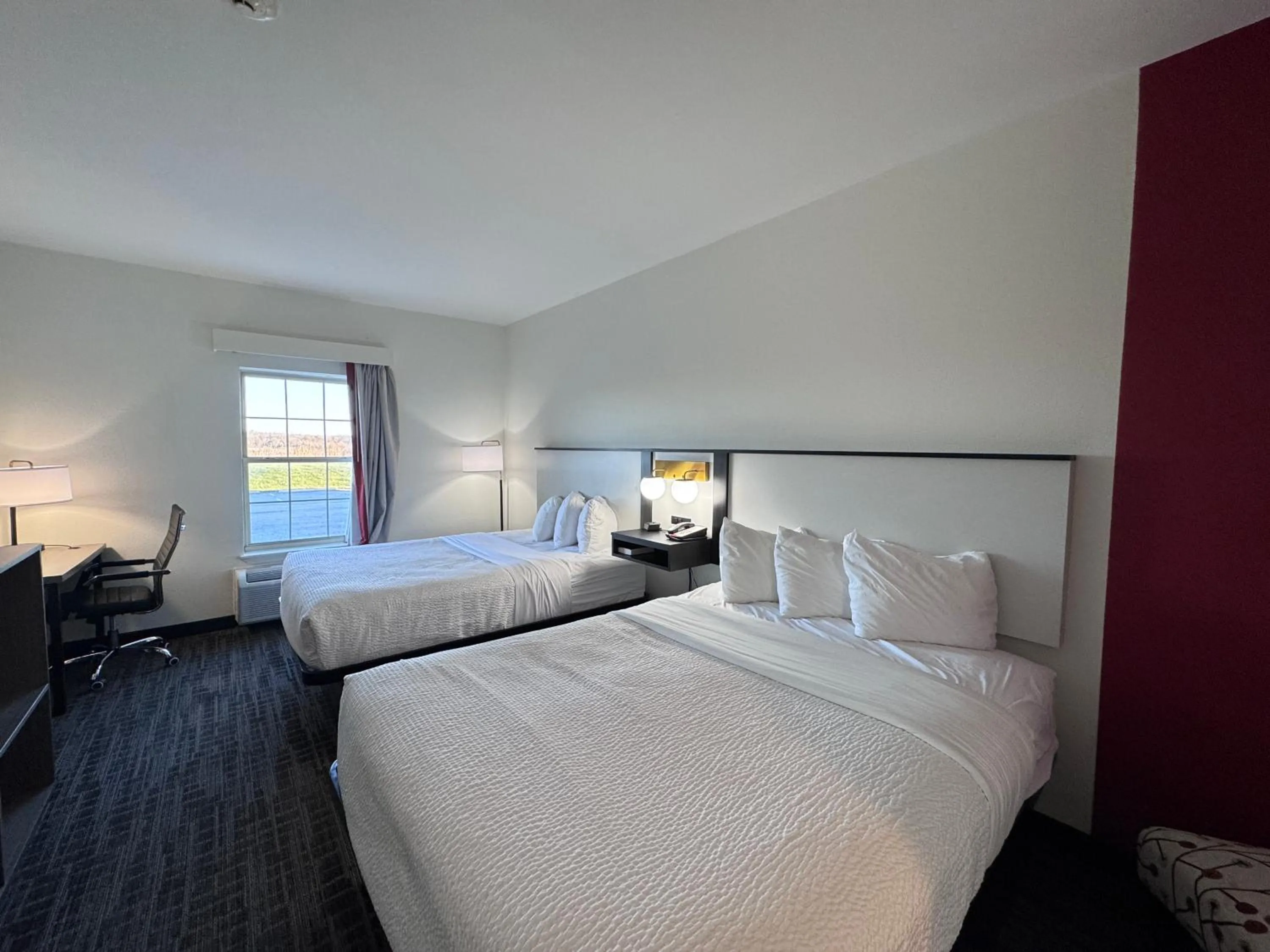 Bed in Ramada by Wyndham Sparta/At Speedway