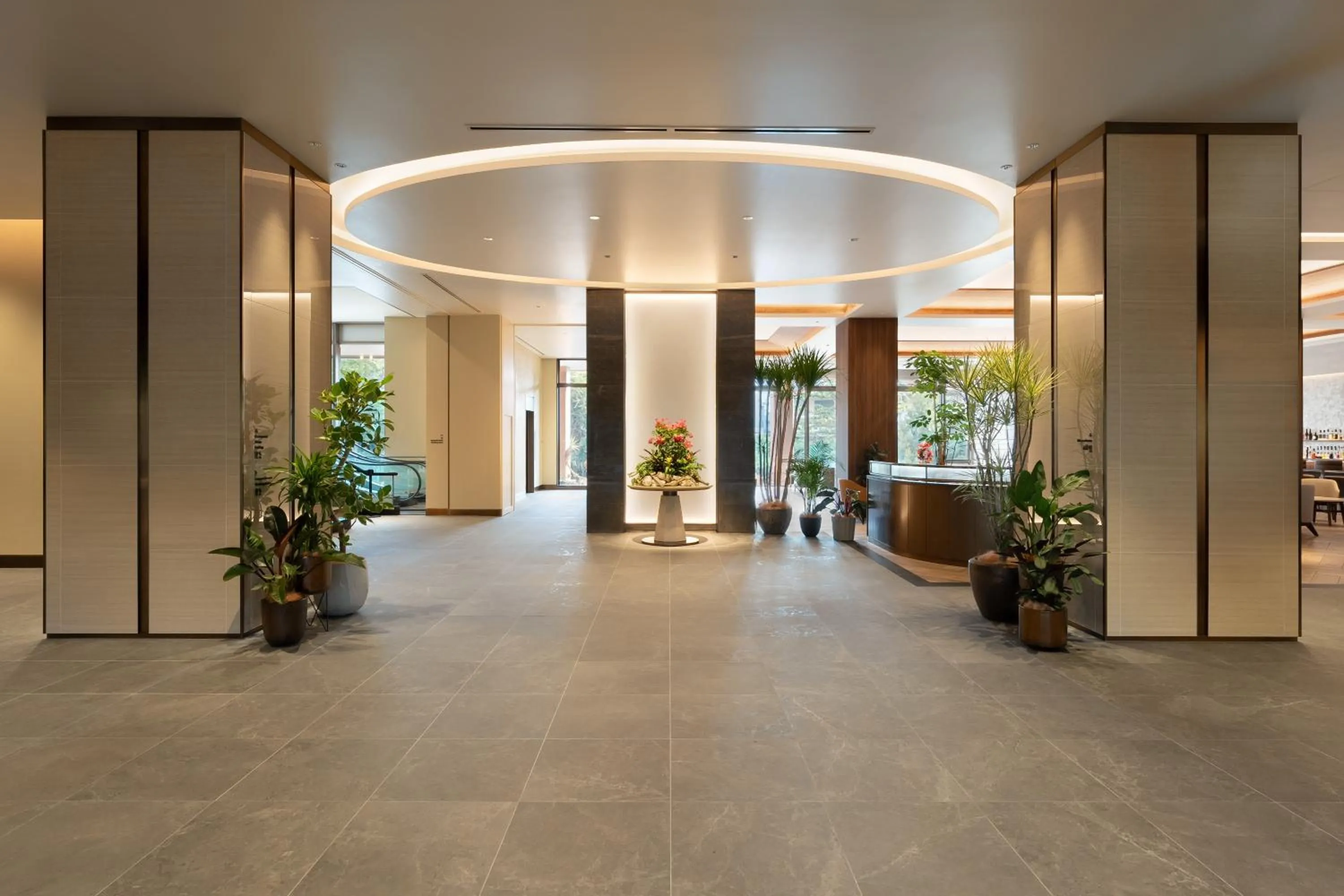 Lobby or reception in Okinawa Harborview Hotel