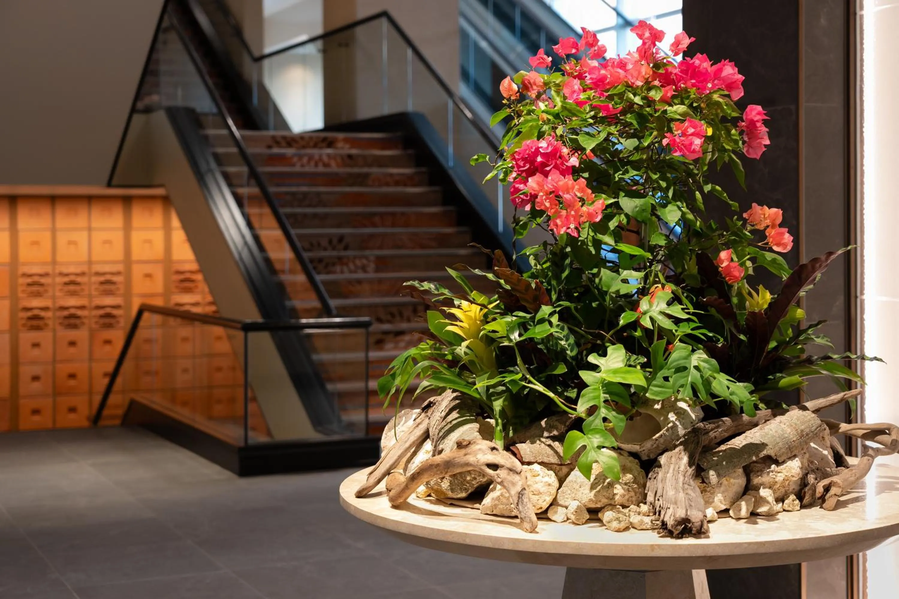 Lobby or reception in Okinawa Harborview Hotel
