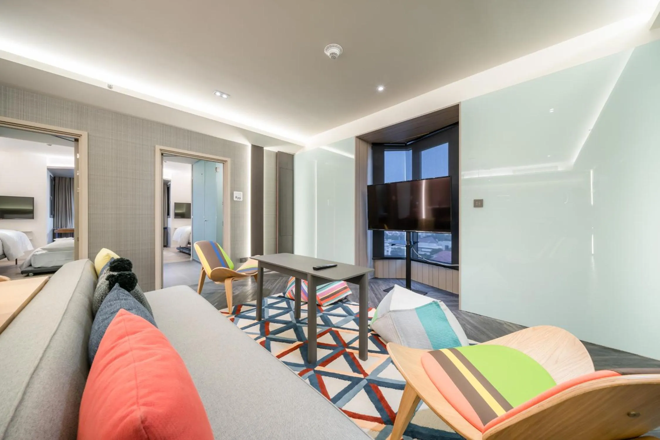 Living room in Triple Y Hotel