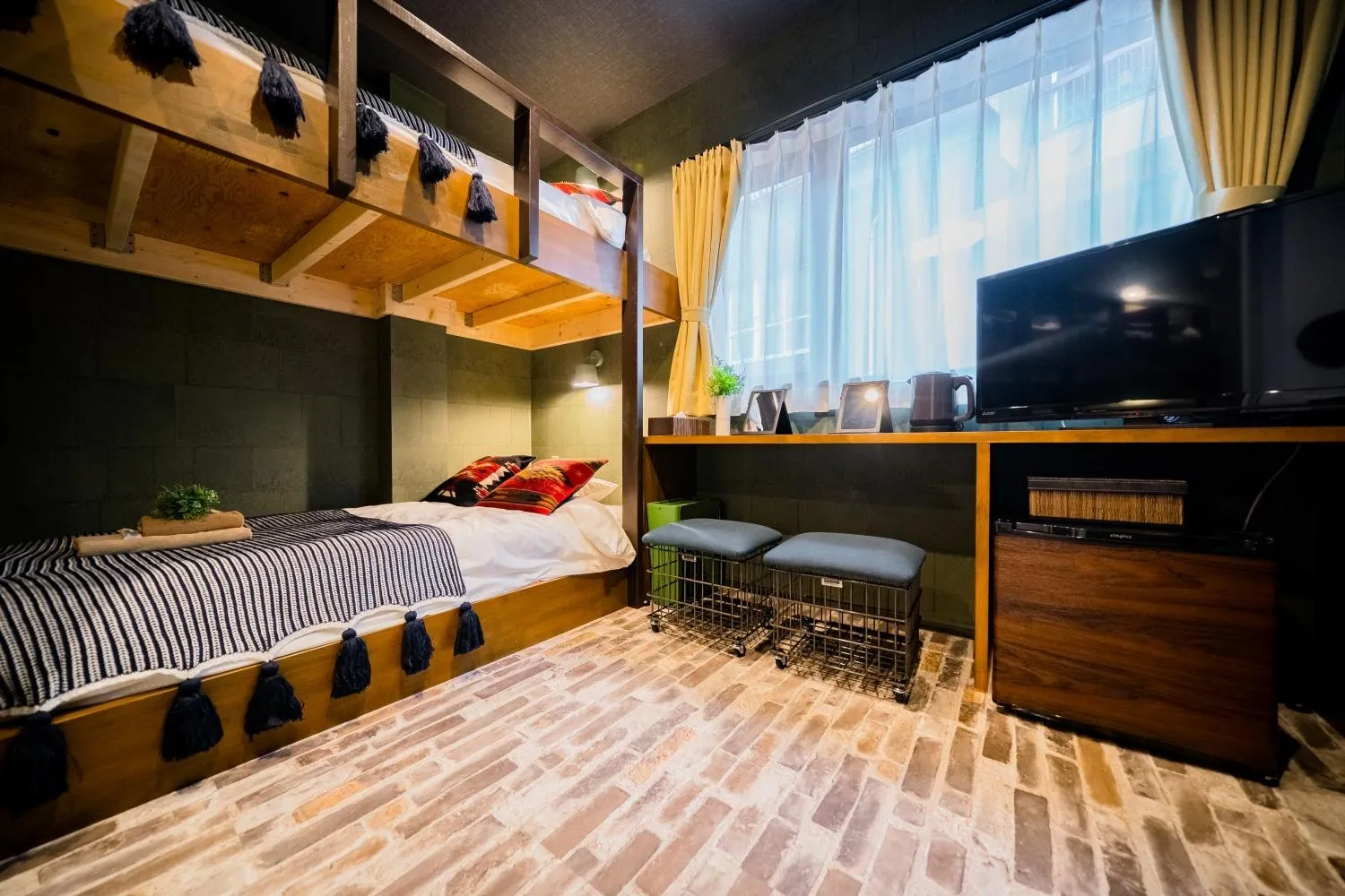 TV and multimedia, Bed in IKIDANE Residential Hotel Komagome