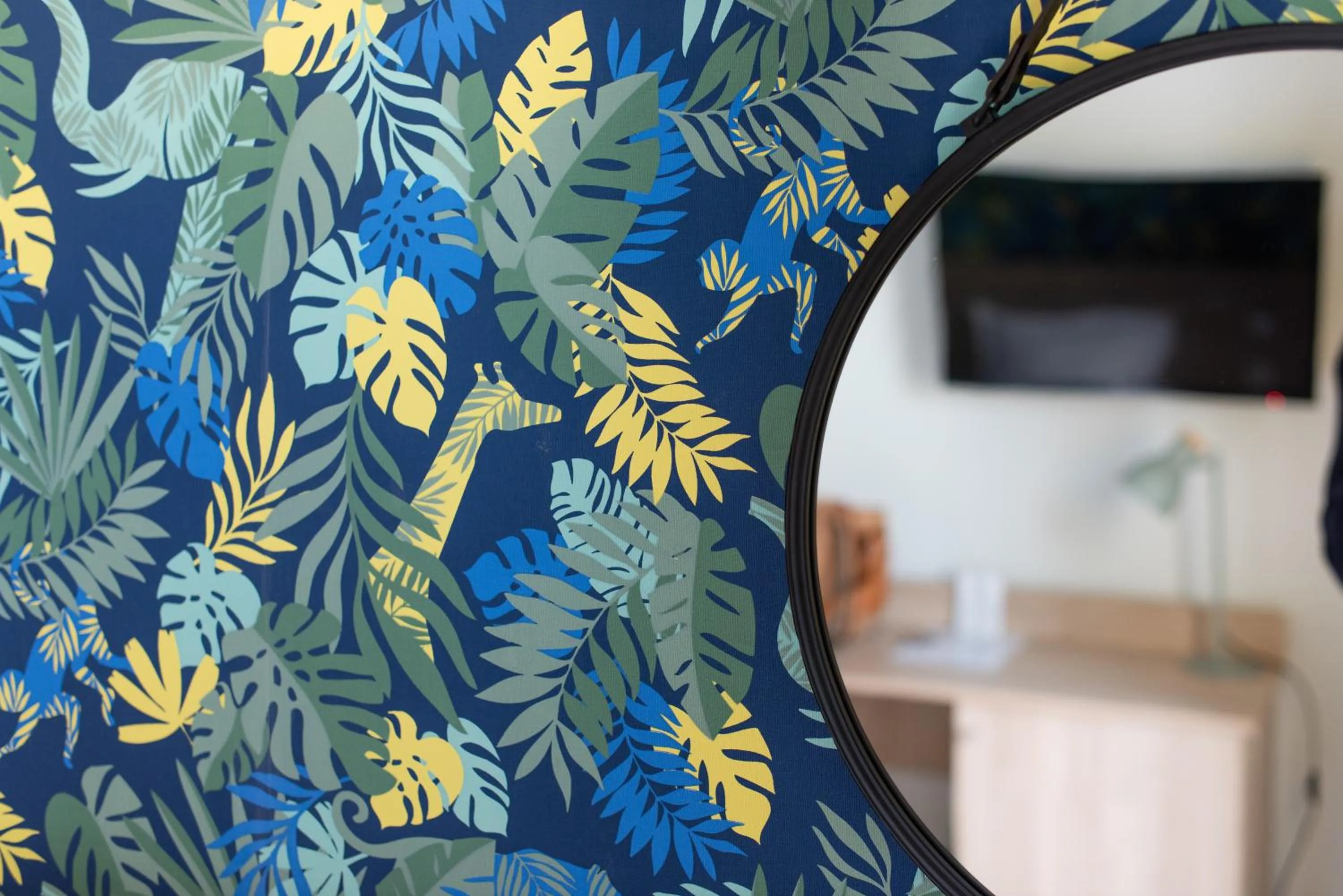 Decorative detail in Hotel Aria