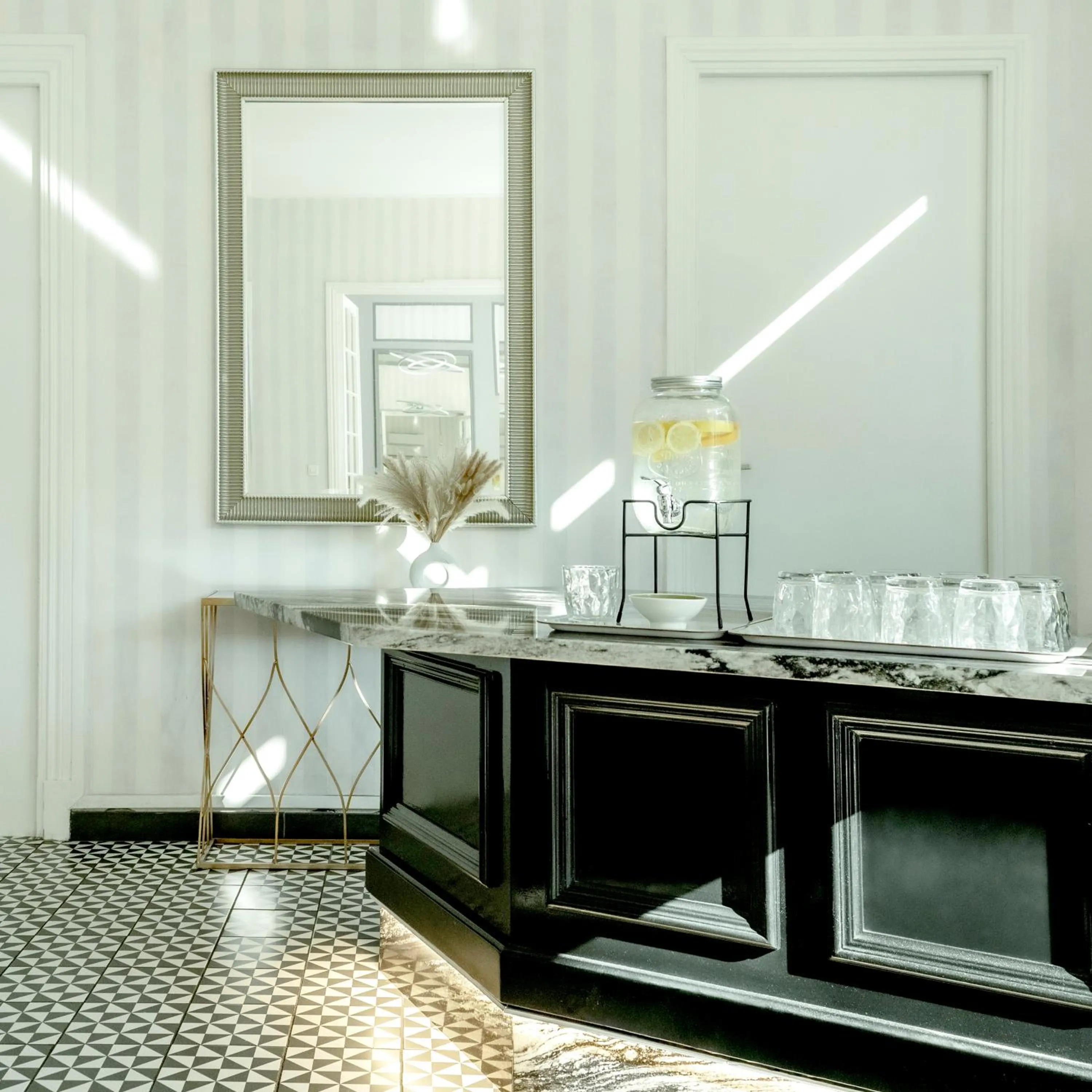 Lobby or reception in Hotel Aria