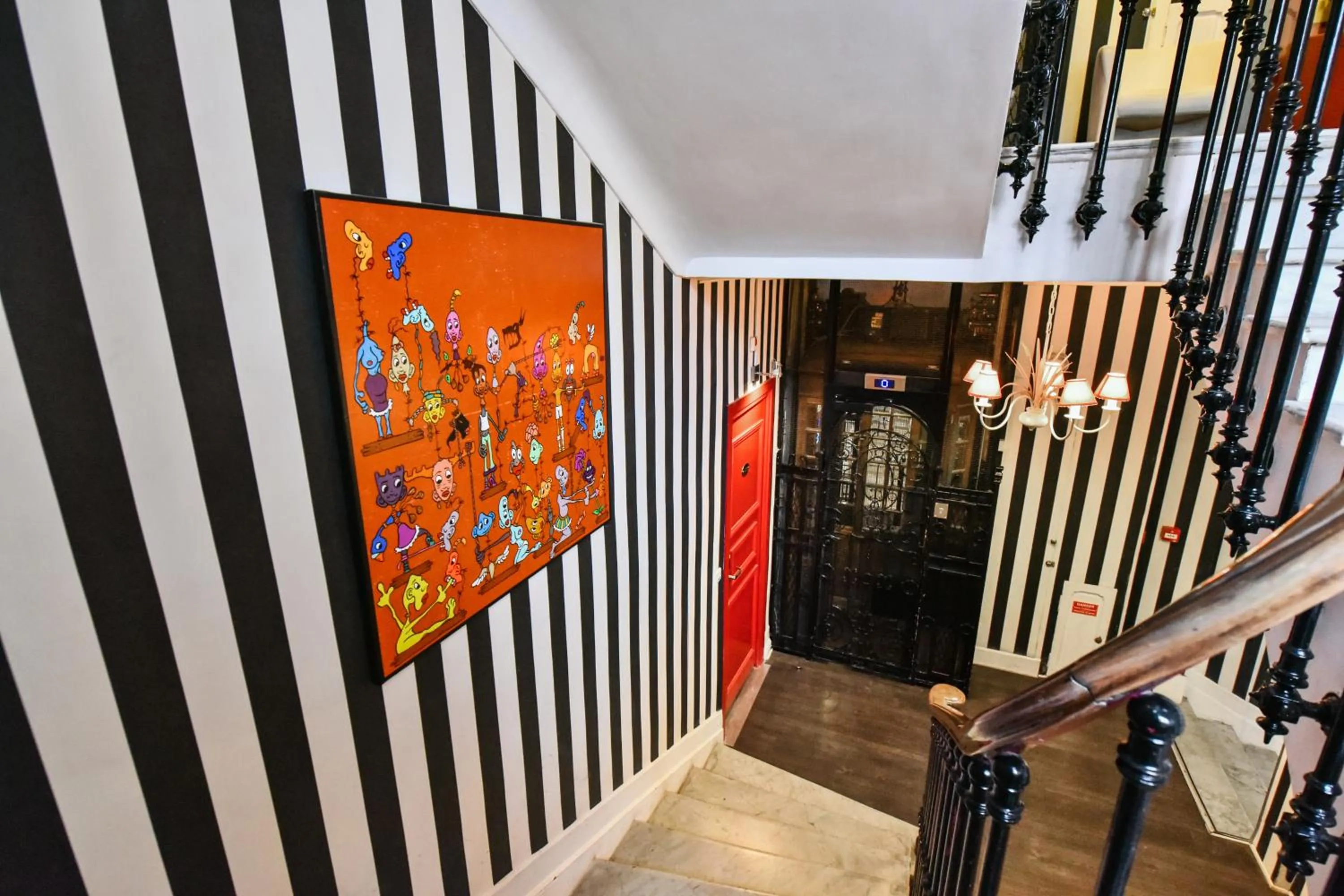 Decorative detail in Hotel Aria