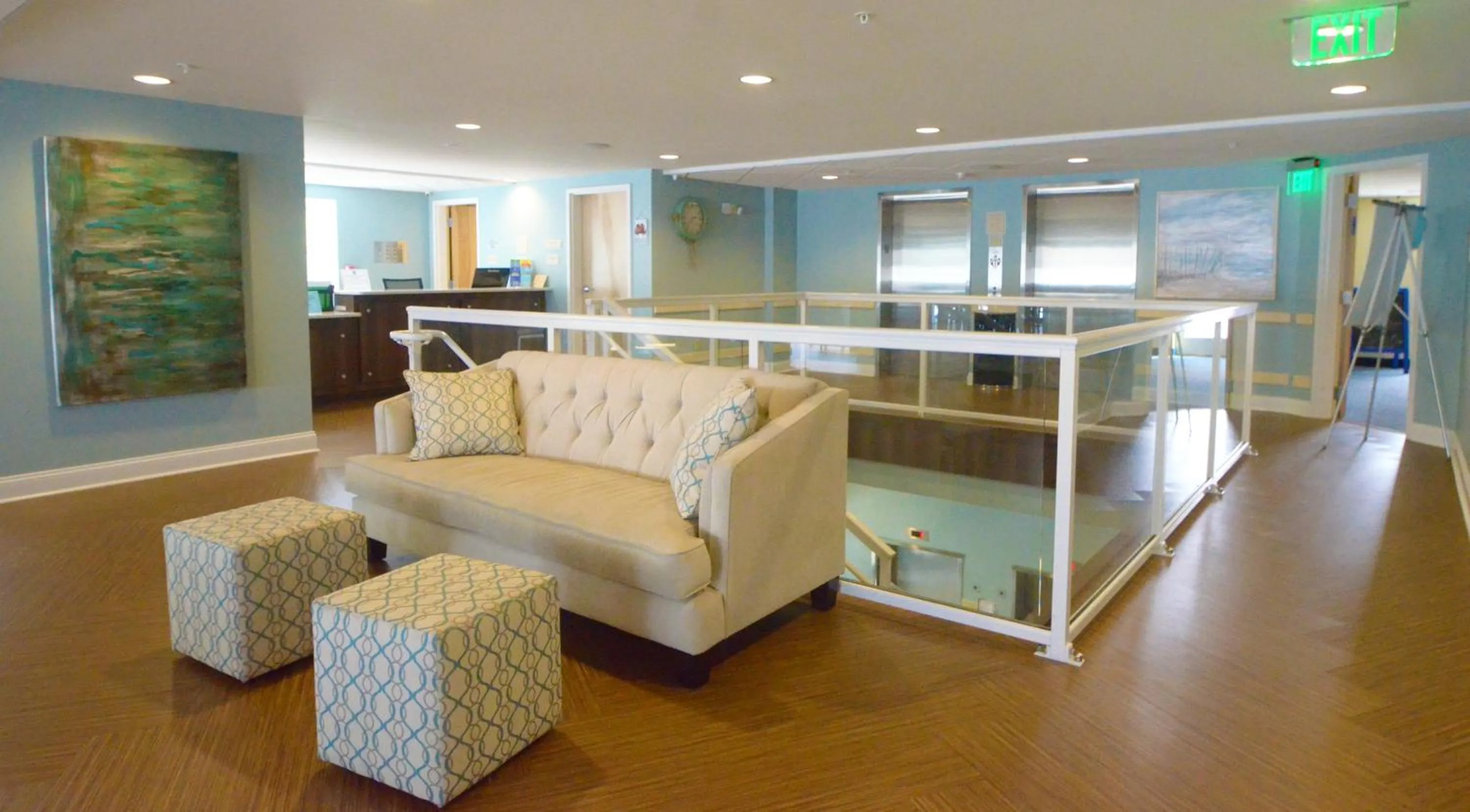 Lobby or reception in Crystal Beach Hotel