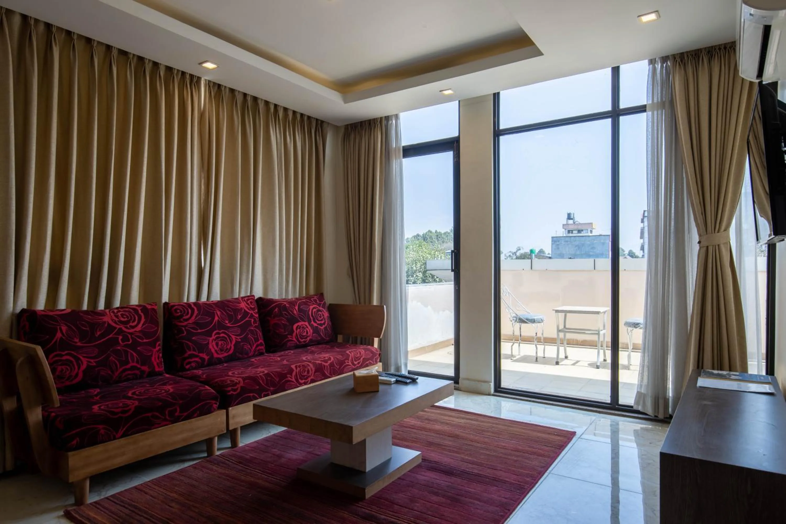 Balcony/Terrace in Sarovar Residency Serviced Apartment Hotel
