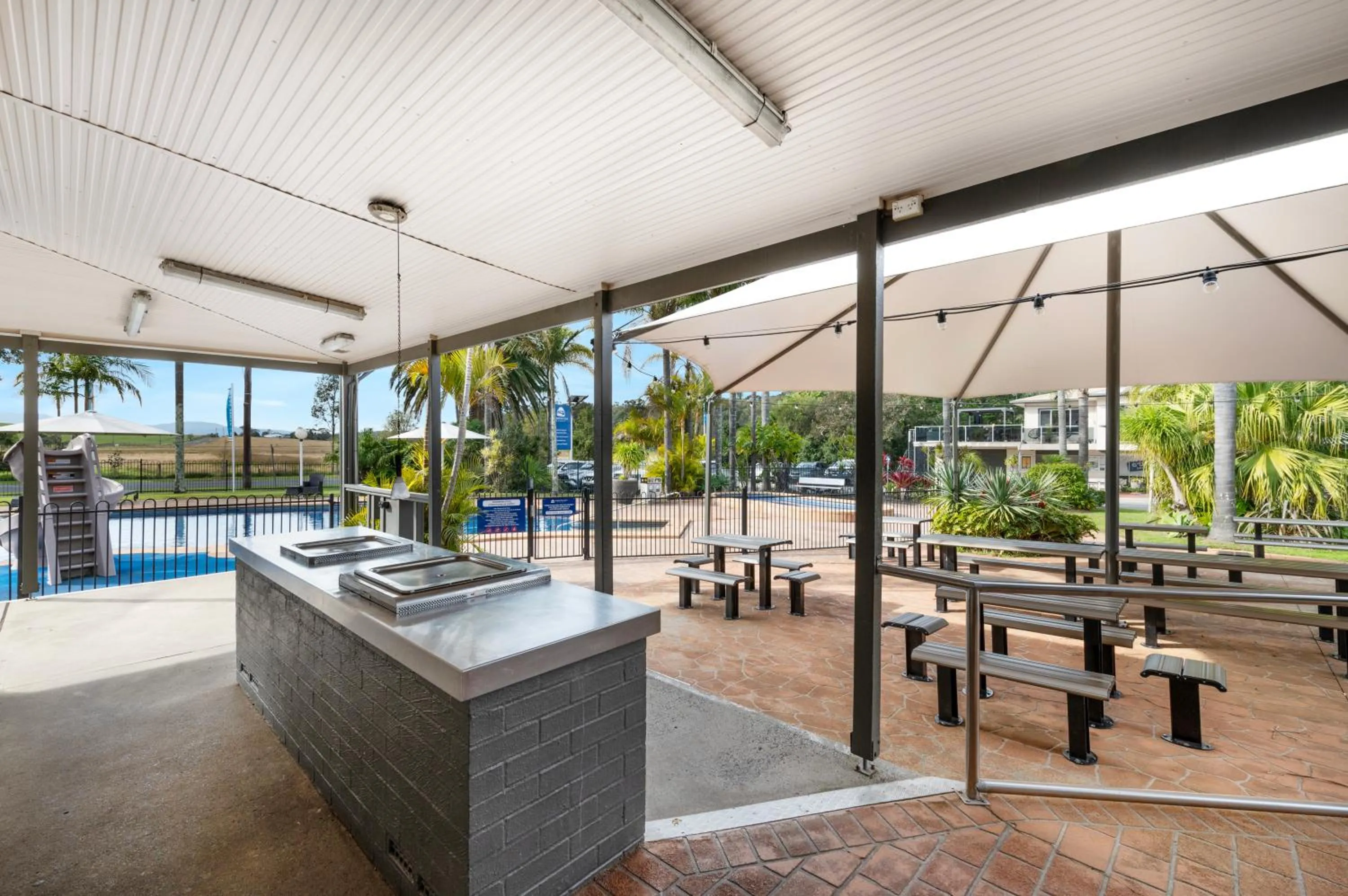 Patio in Mountain View Resort