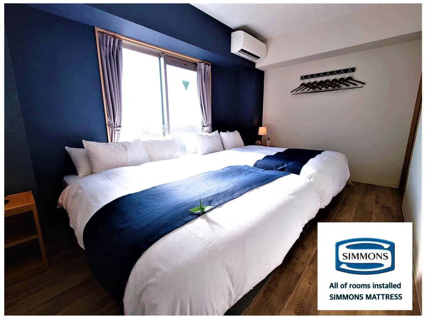 Bed in GLANZ KEI Kyoto Station